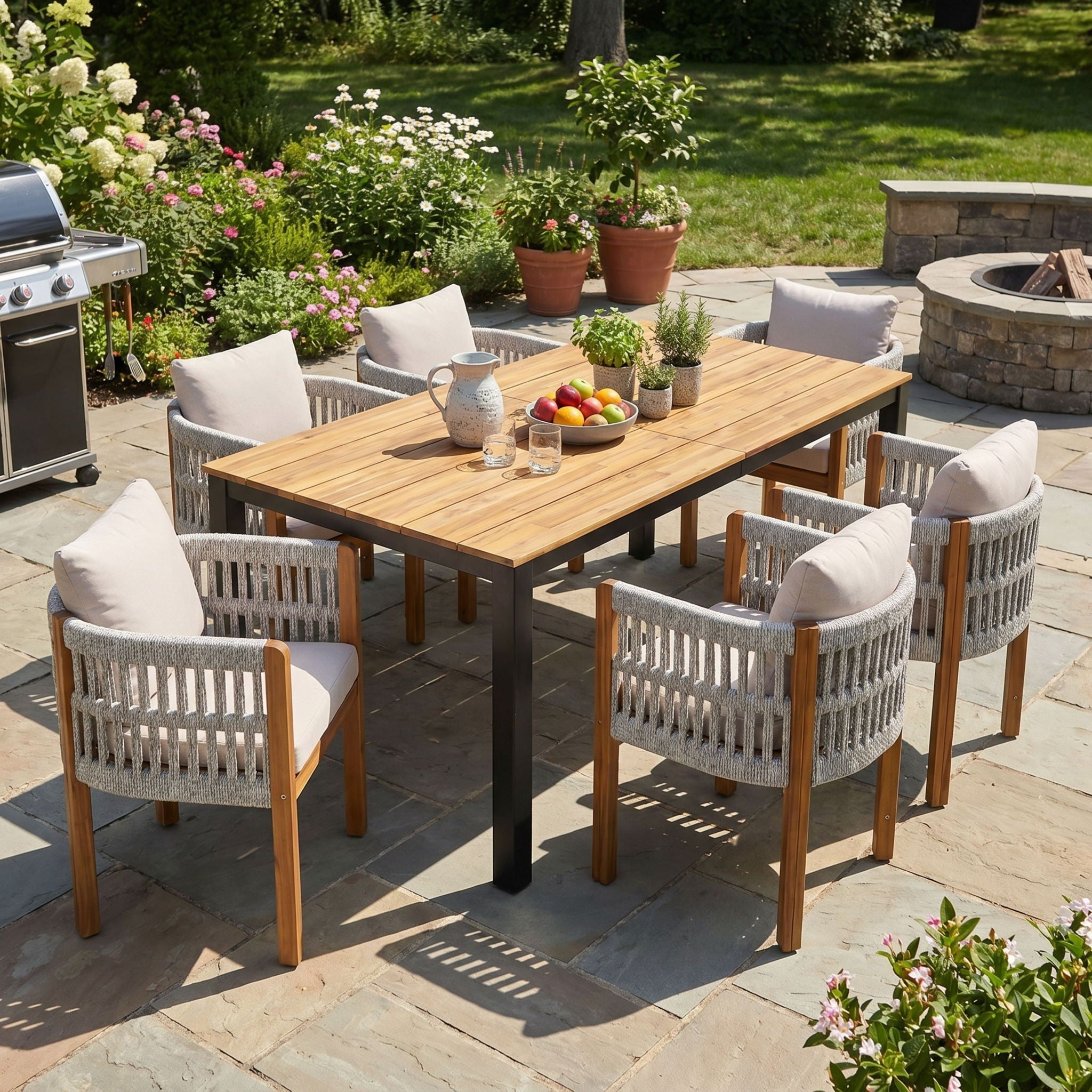 7 Piece Outdoor Dining Set
