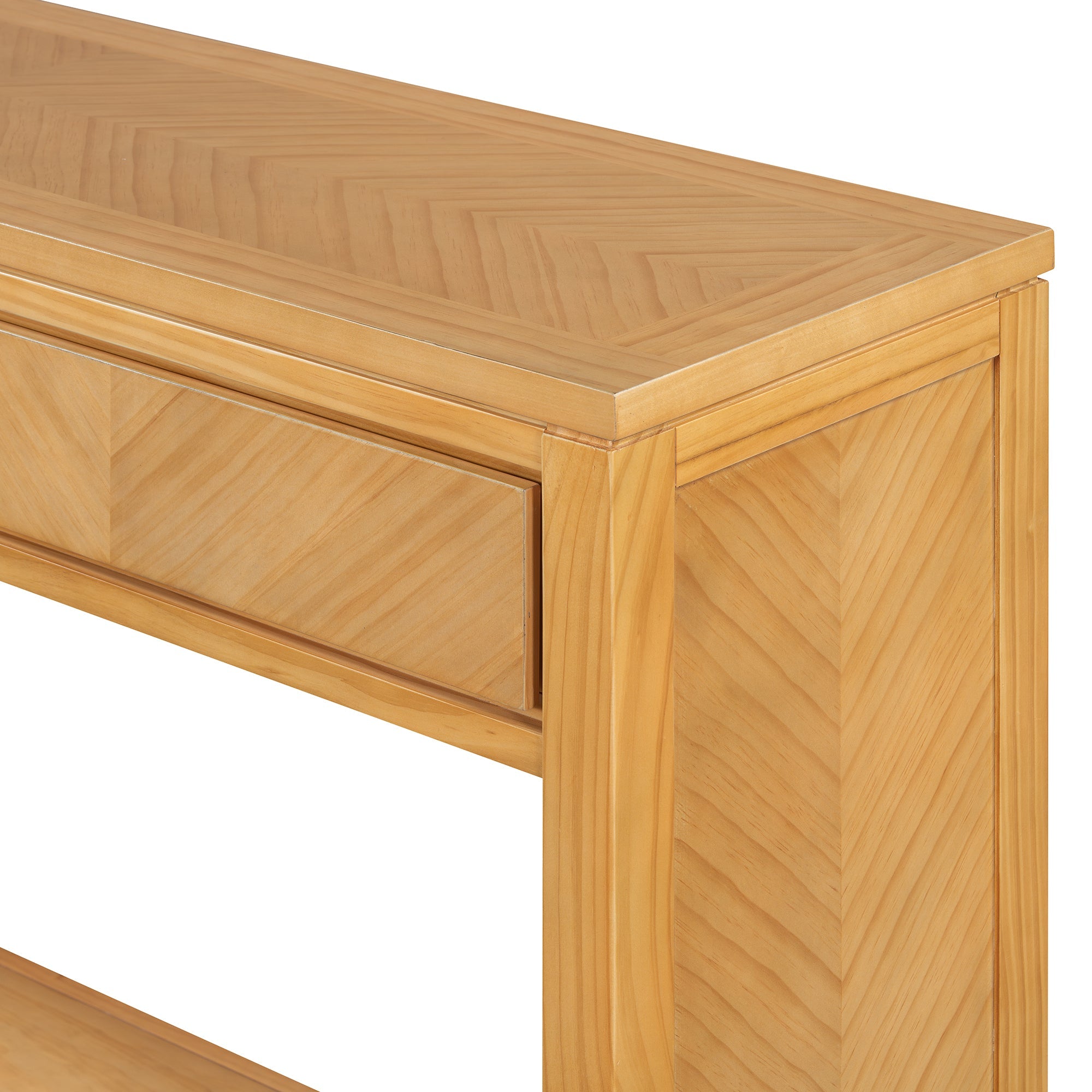 55' Console Table Natural