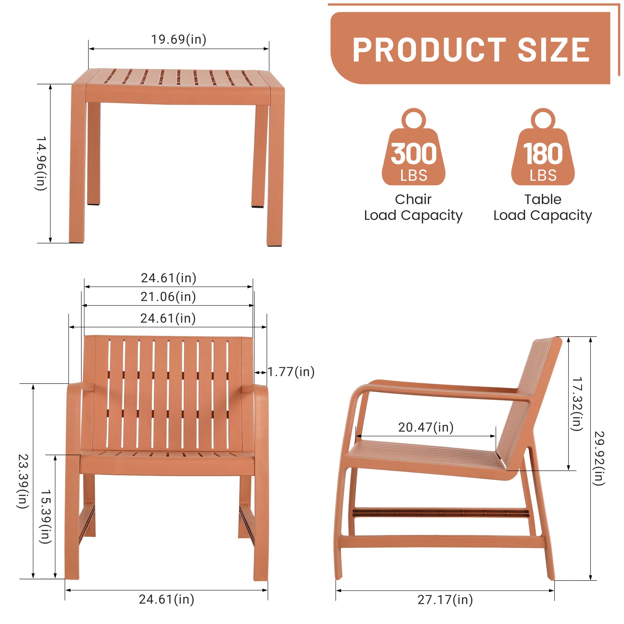 Furniture Set, Waterproof And Durable