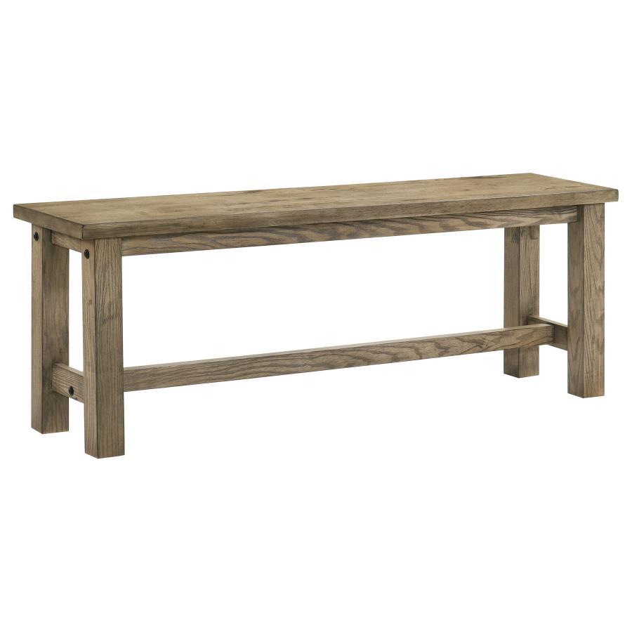 Cardova - 51" Solid Wood Dining Bench - Vineyard Oak - Best Buy Furniture
