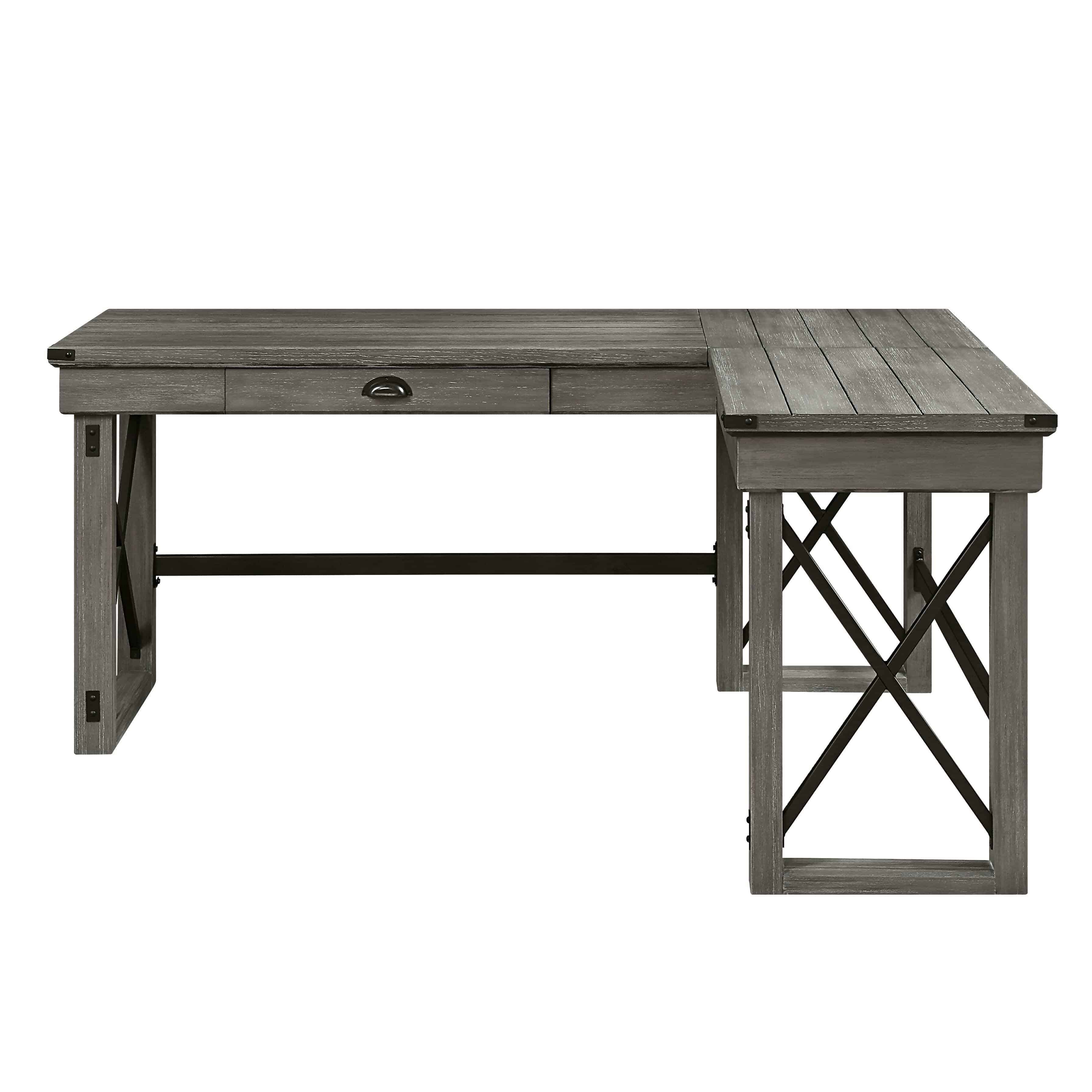 Talmar - Marble Top Weathered Writing Desk With Lift Top - Best Buy Furniture