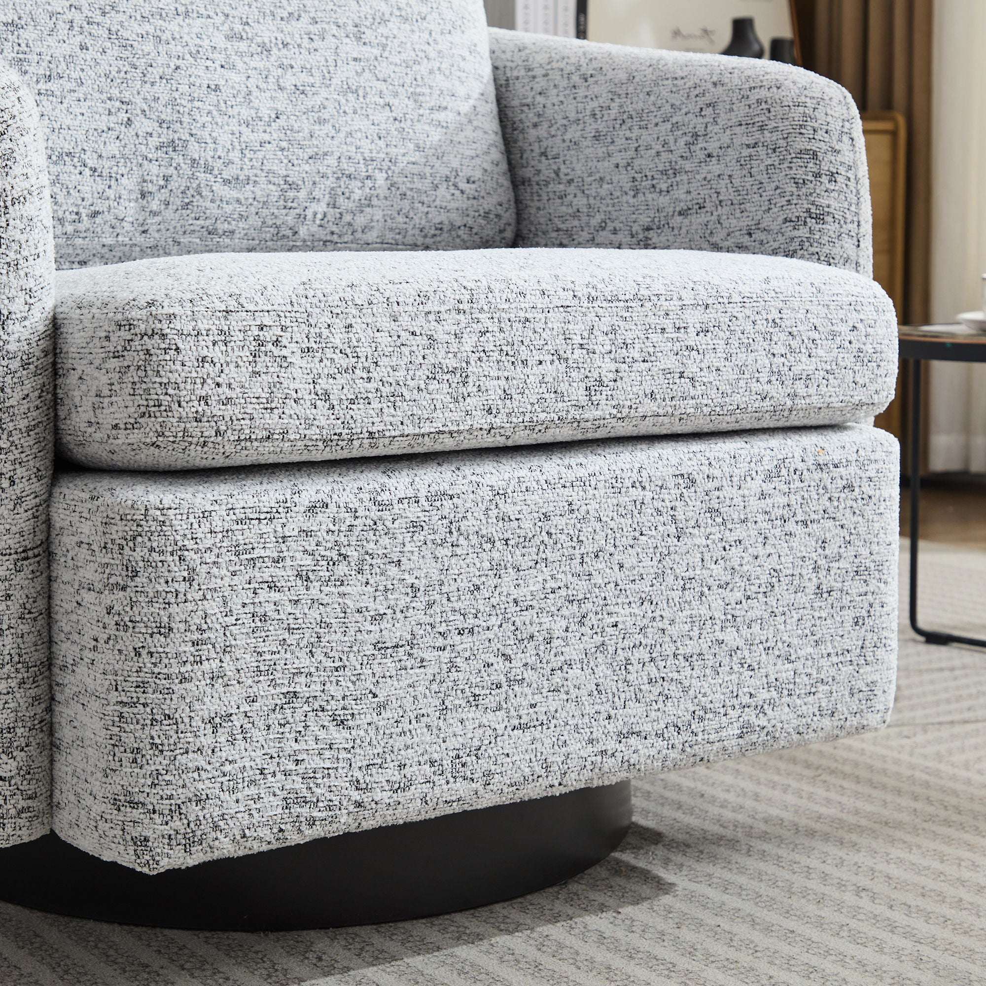 Swivel Accent Chair, 360 Degree For Living Room