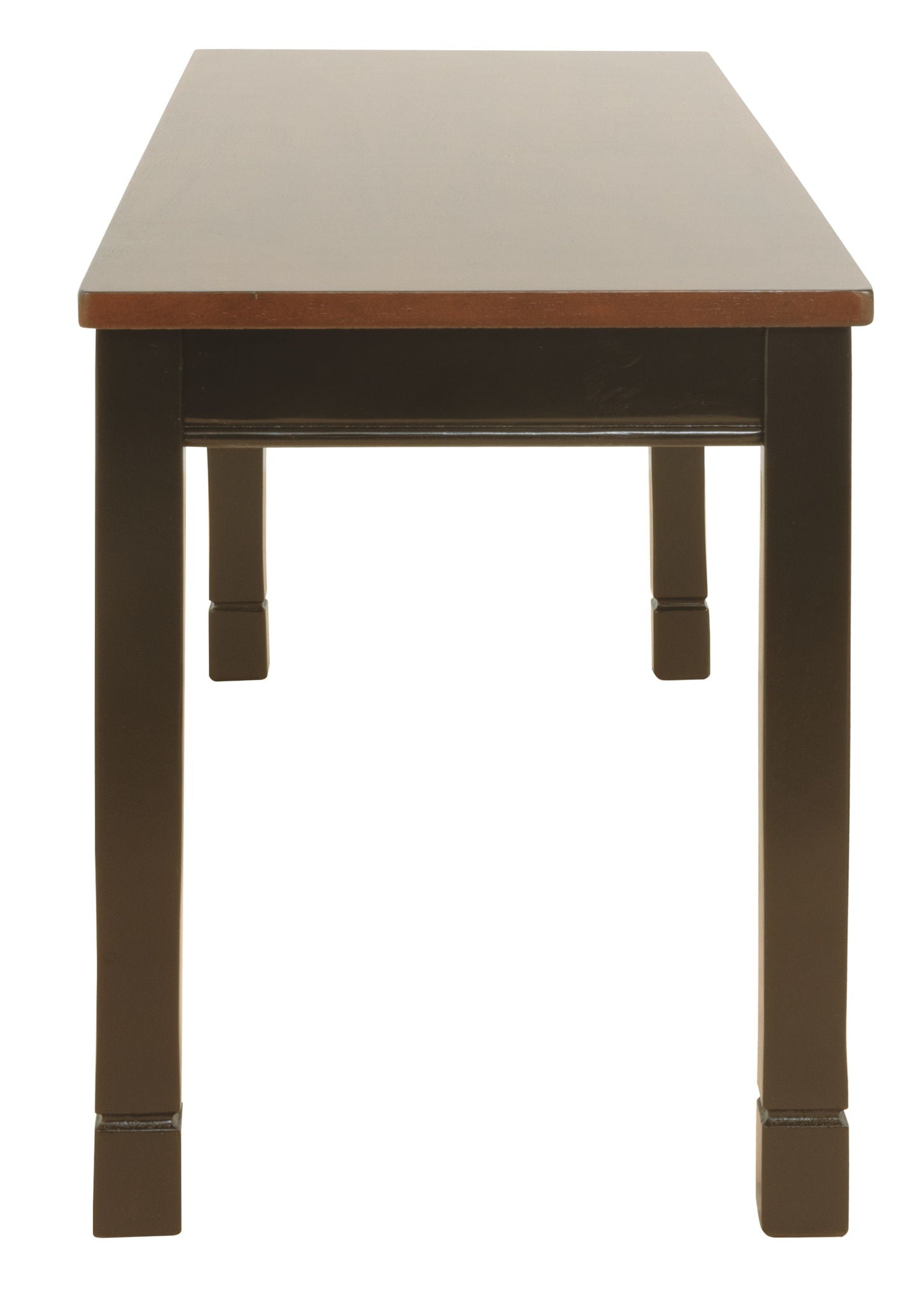 Owingsville - Large Dining Room Bench - Black / Brown - Best Buy Furniture