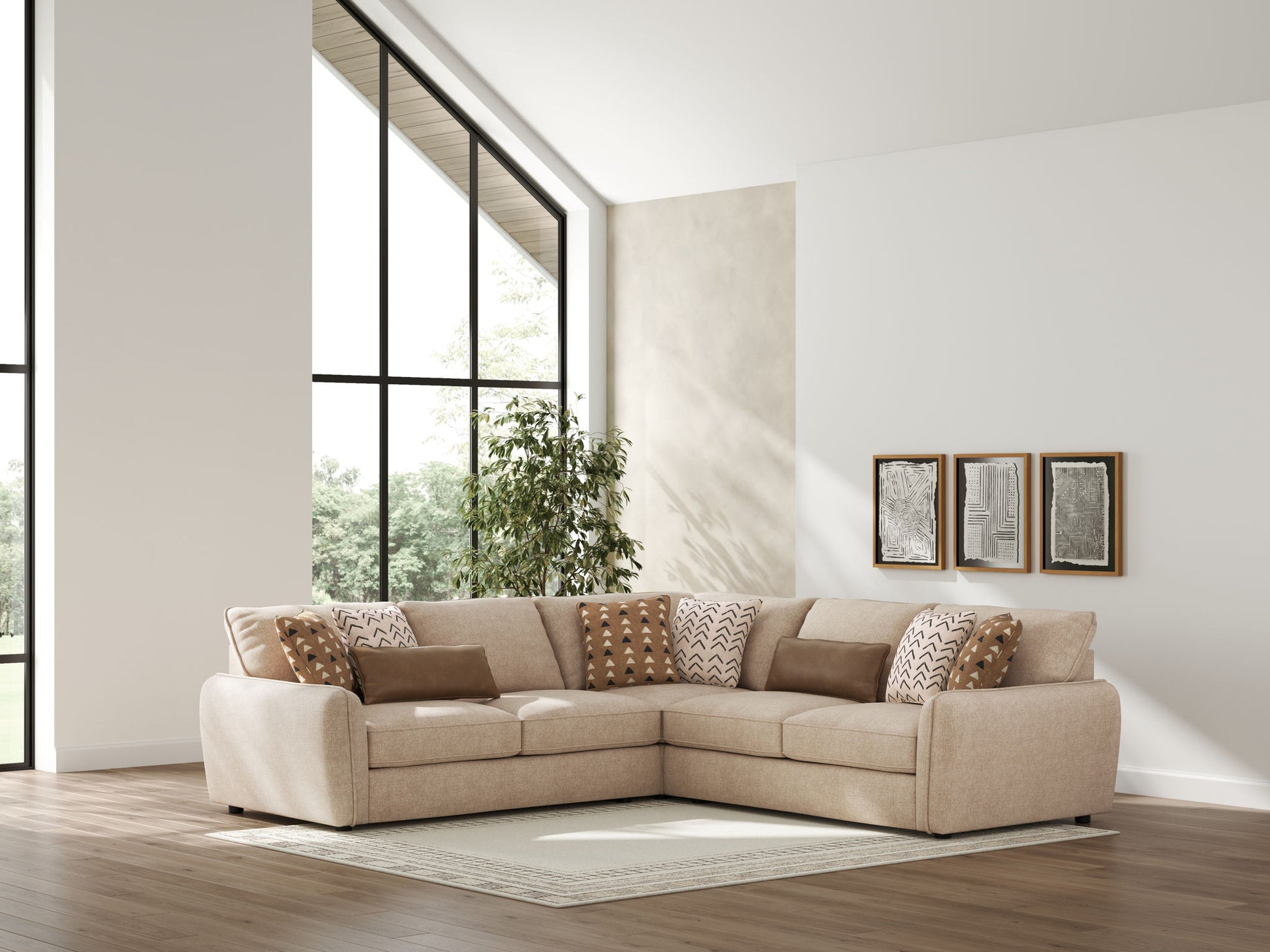 Seyler - Sectional - Best Buy Furniture