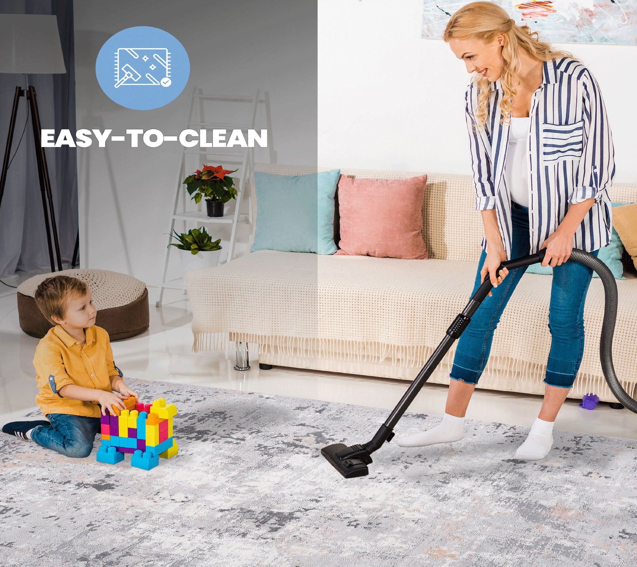 Marfi - 6' X 9' Abstract Area Rug - Gray / Multi