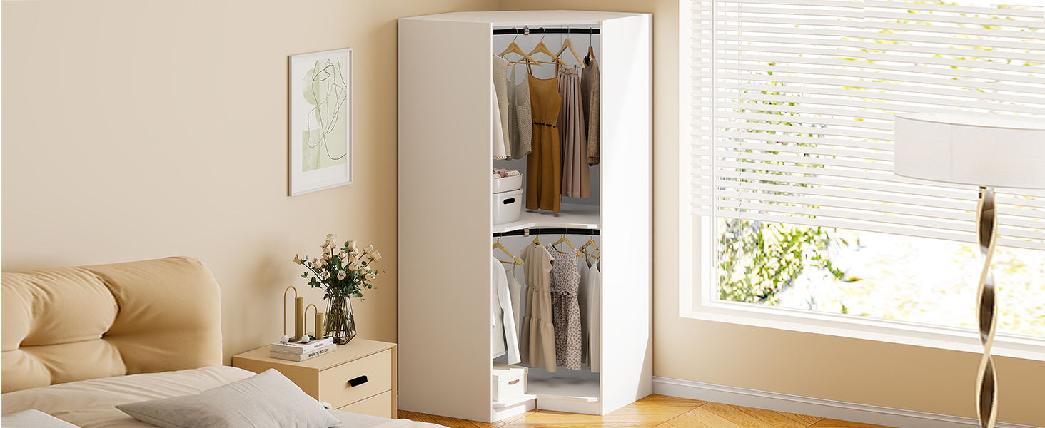 Polygon - Corner Wardrobe