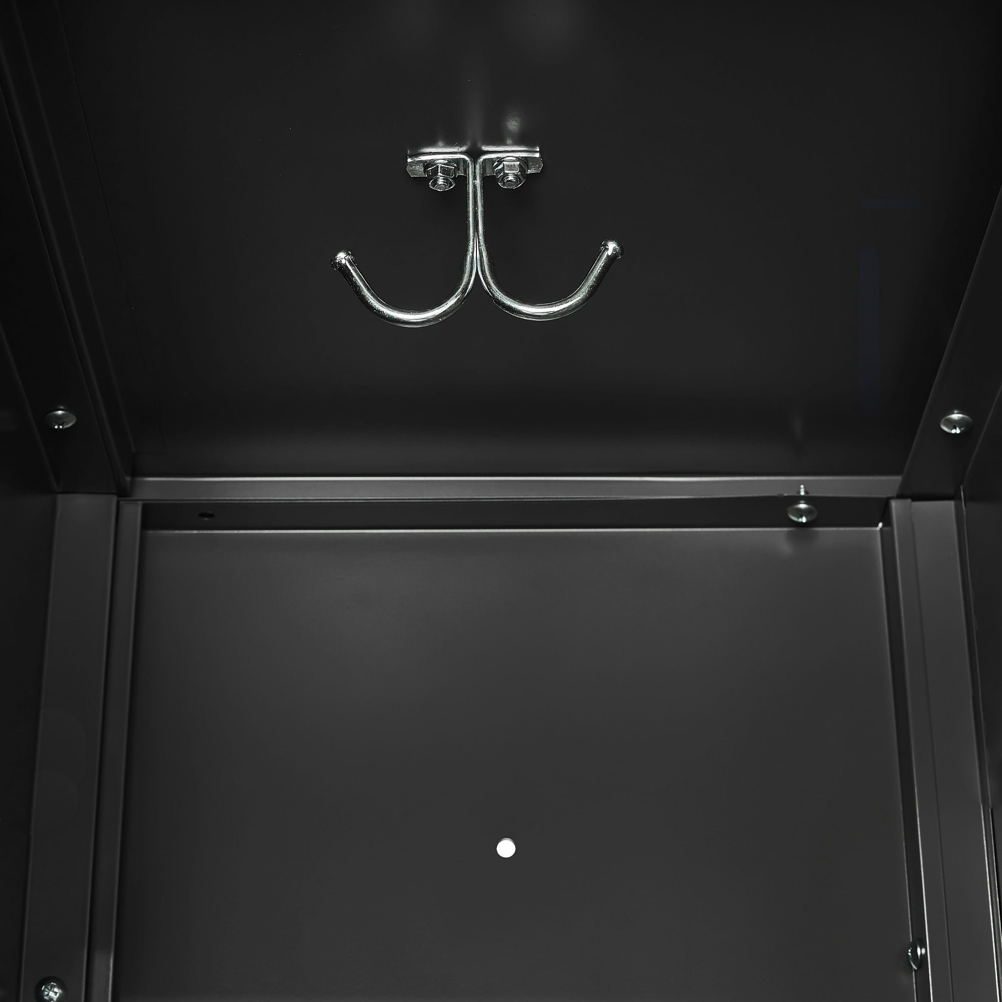 12 Door Lockers With Lock For Secure Storage - Black