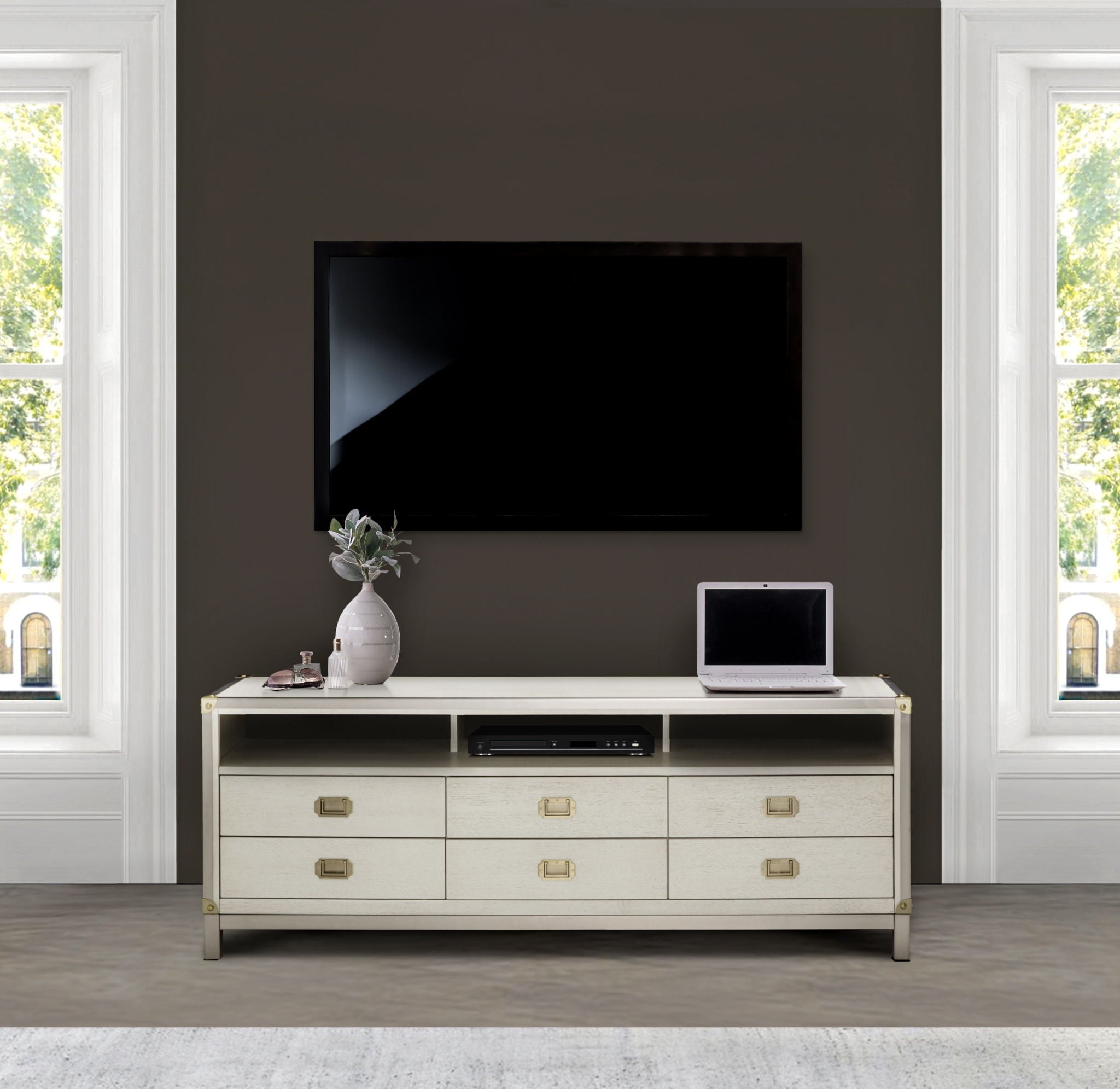 Menlo Station - TV Console - Eucalyptus