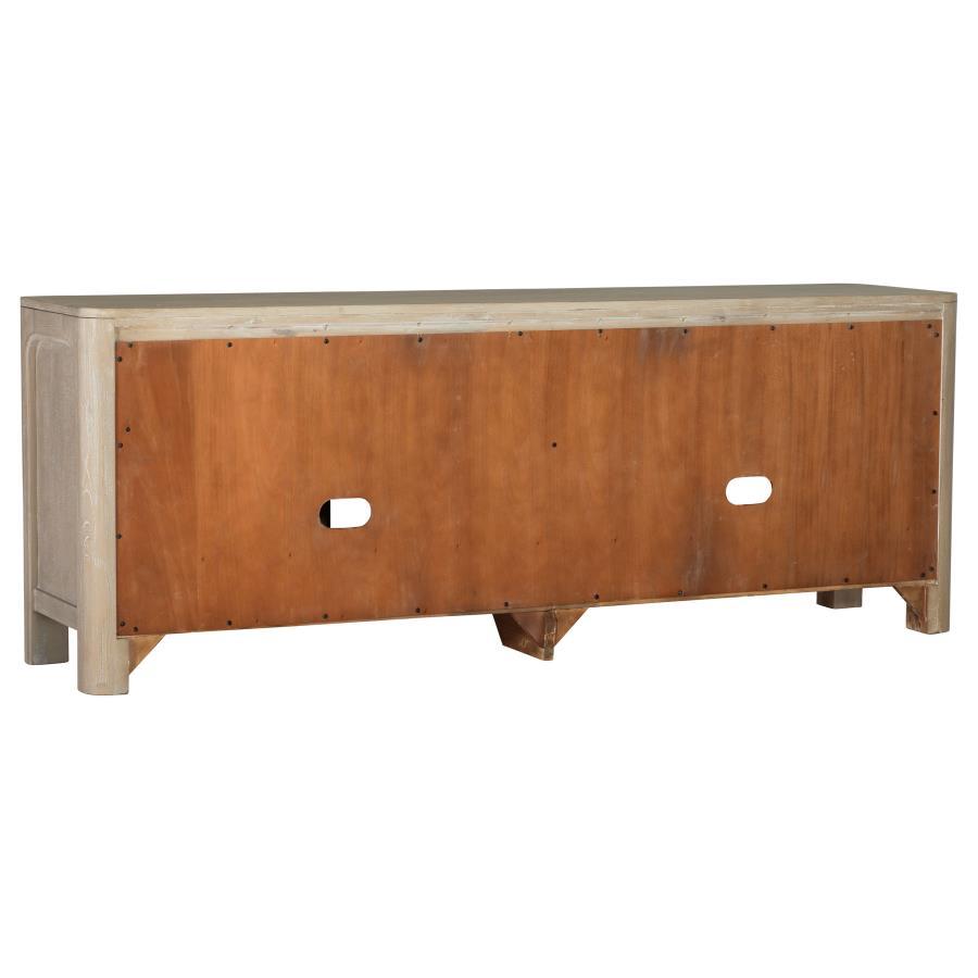Solano - 71" 2-door TV Stand Media Console - Weathered Mango