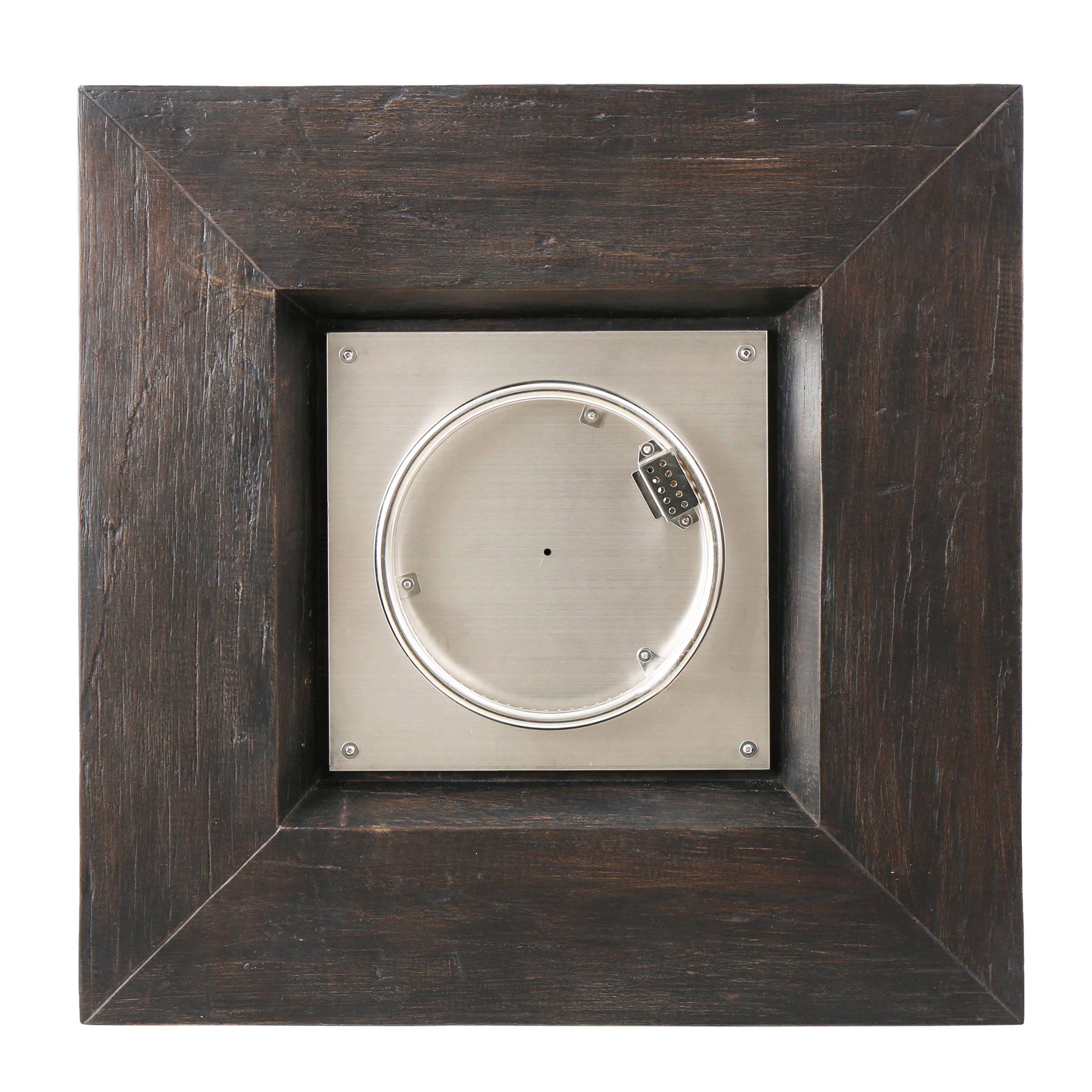 Anchorage 32'' Wood Square MGO Fire Pit Brown - 40,000 BTU