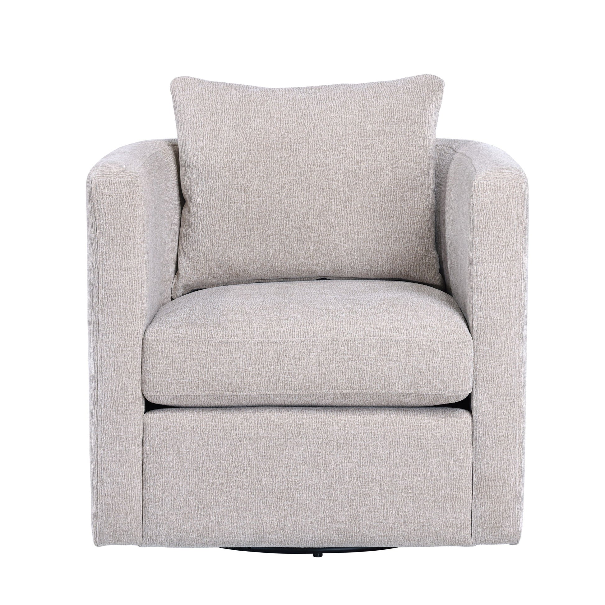 Sutton - Swivel Barrel Chair - Best Buy Furniture