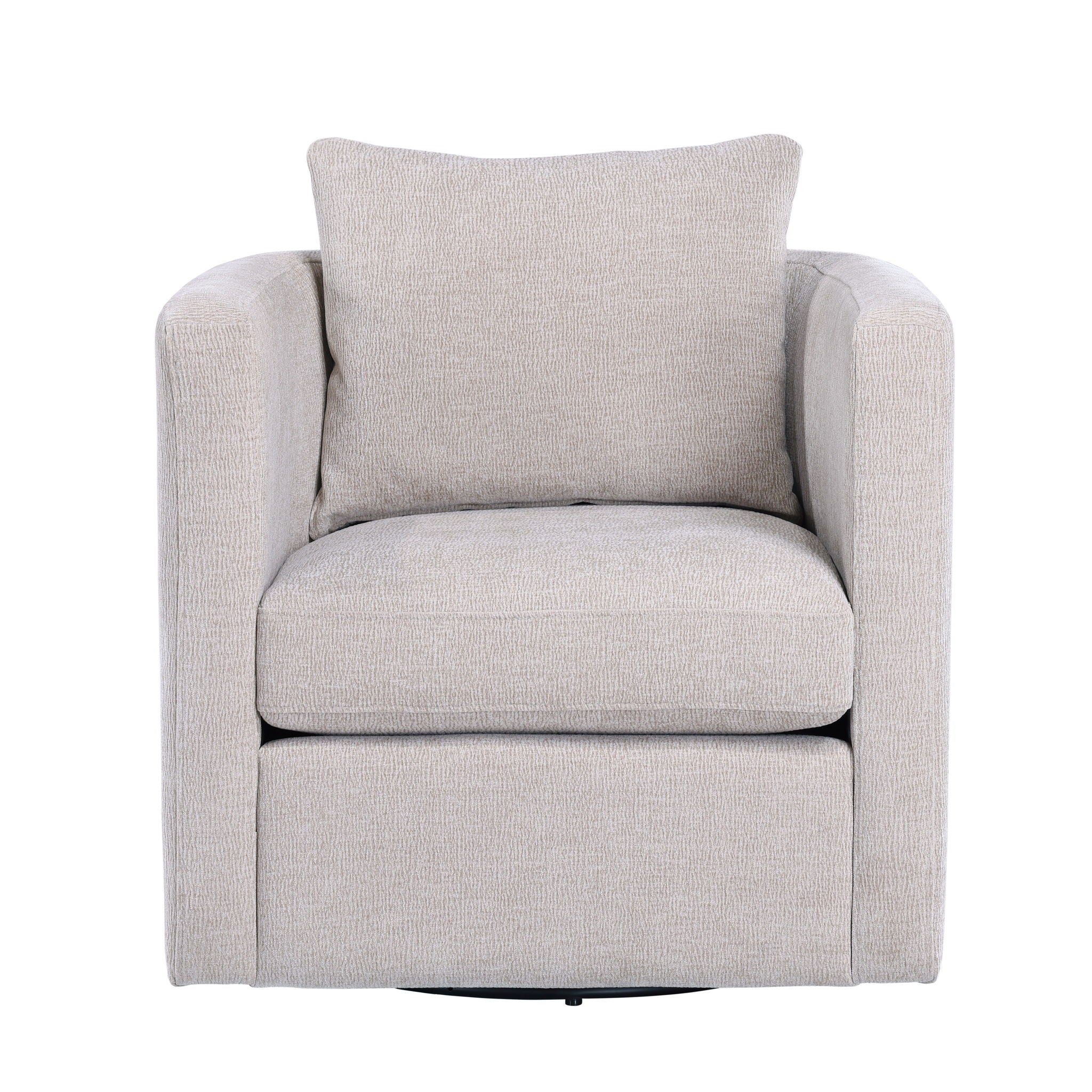 Sutton - Swivel Barrel Chair - Best Buy Furniture