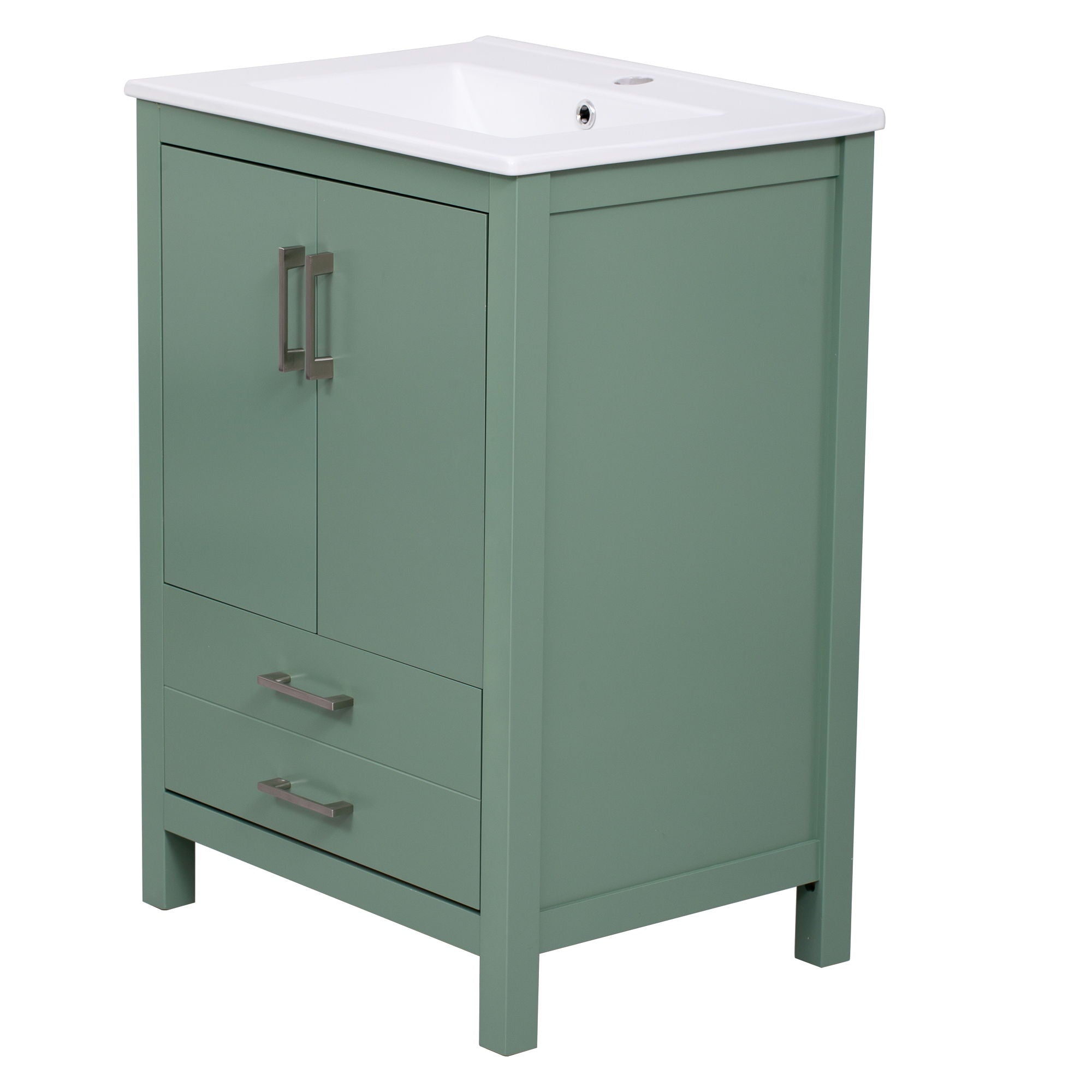 Bathroom Vanity With Sink Combo, Freestanding Storage Cabinet, Soft Closing Doors