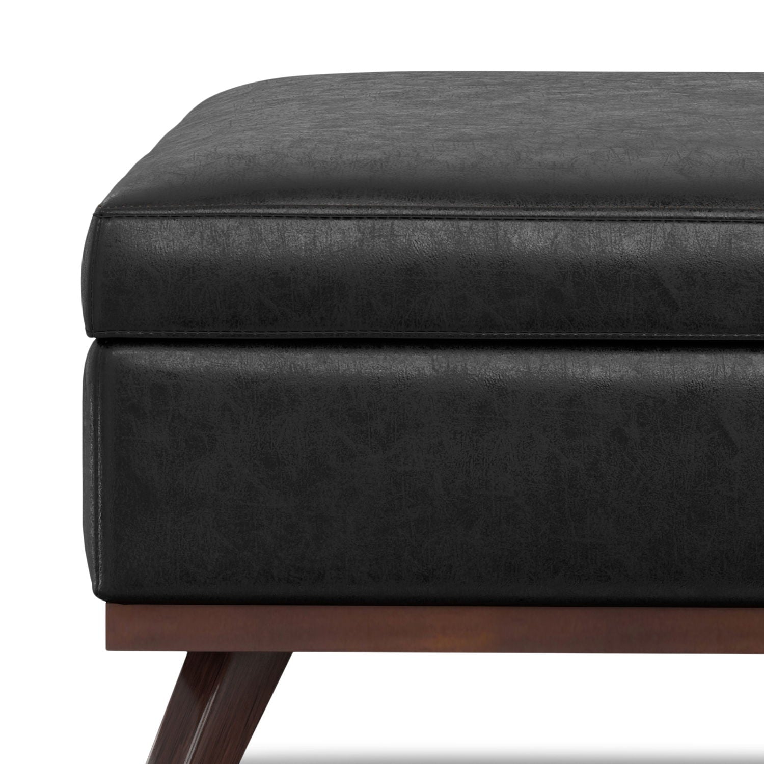 Owen - Multifunctional Square Coffee Table Storage Ottoman - Best Buy Furniture