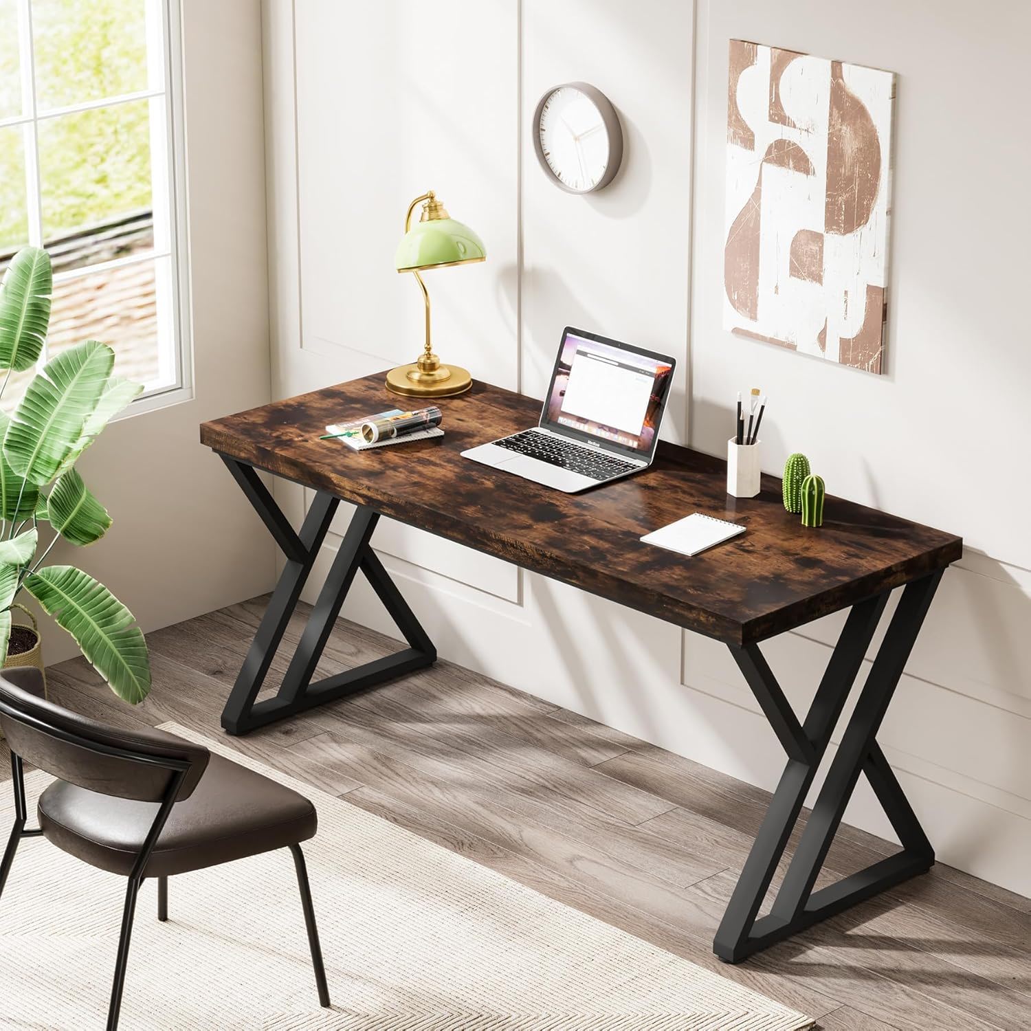Writing Desk With Z-Shaped Legs