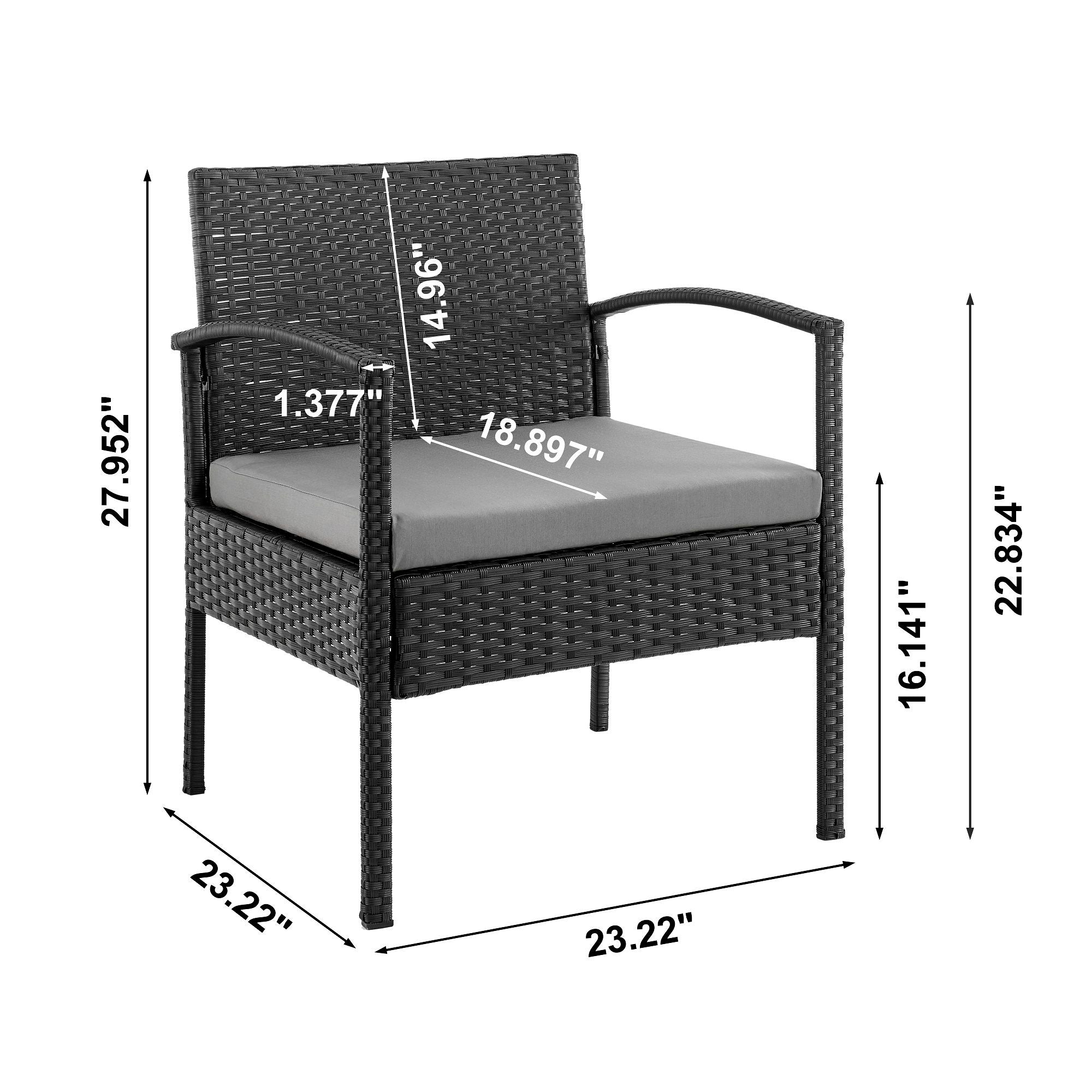 Noli - 4 Piece Outdoor Conversation Set