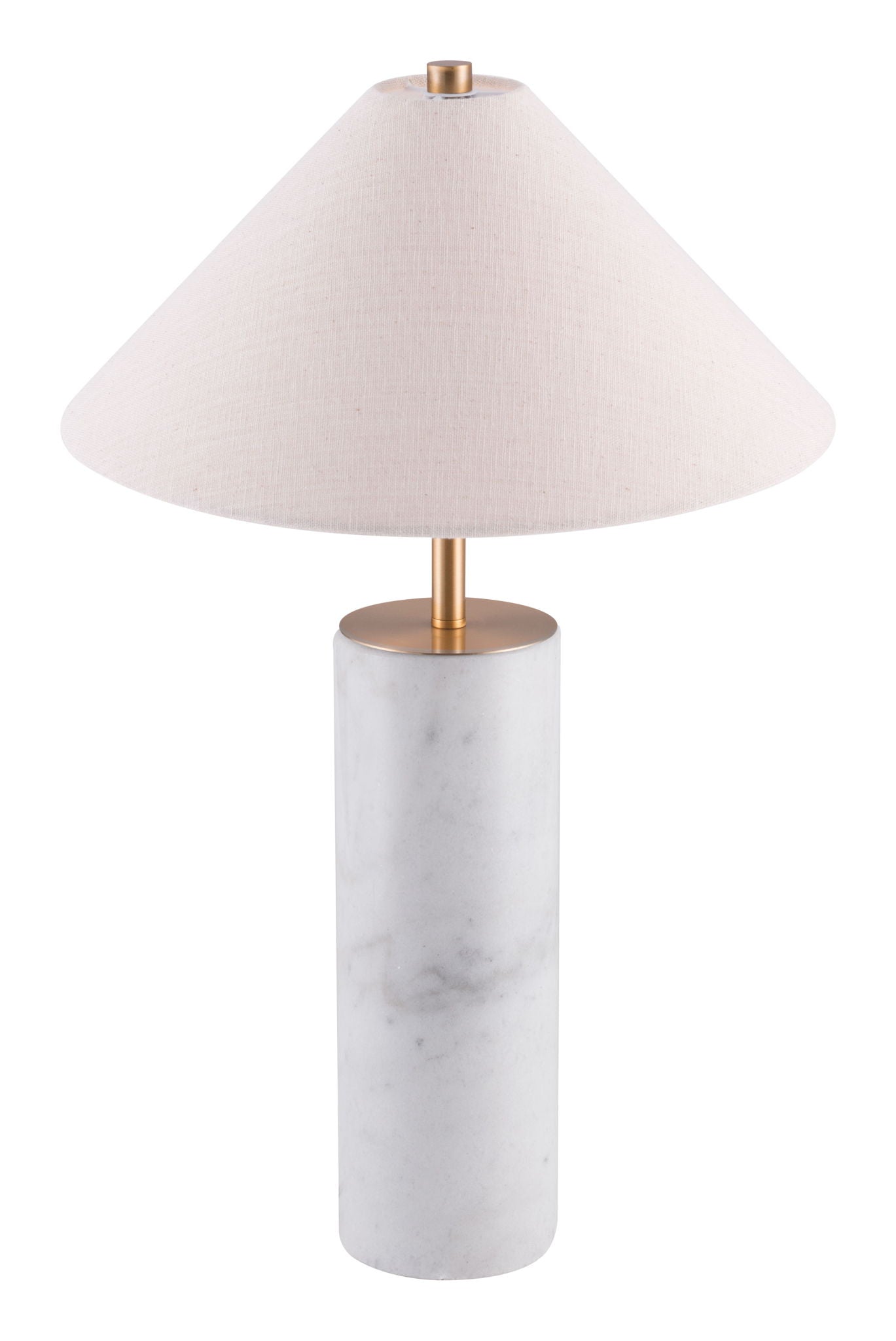 Ciara - Table Lamp - Beige / White