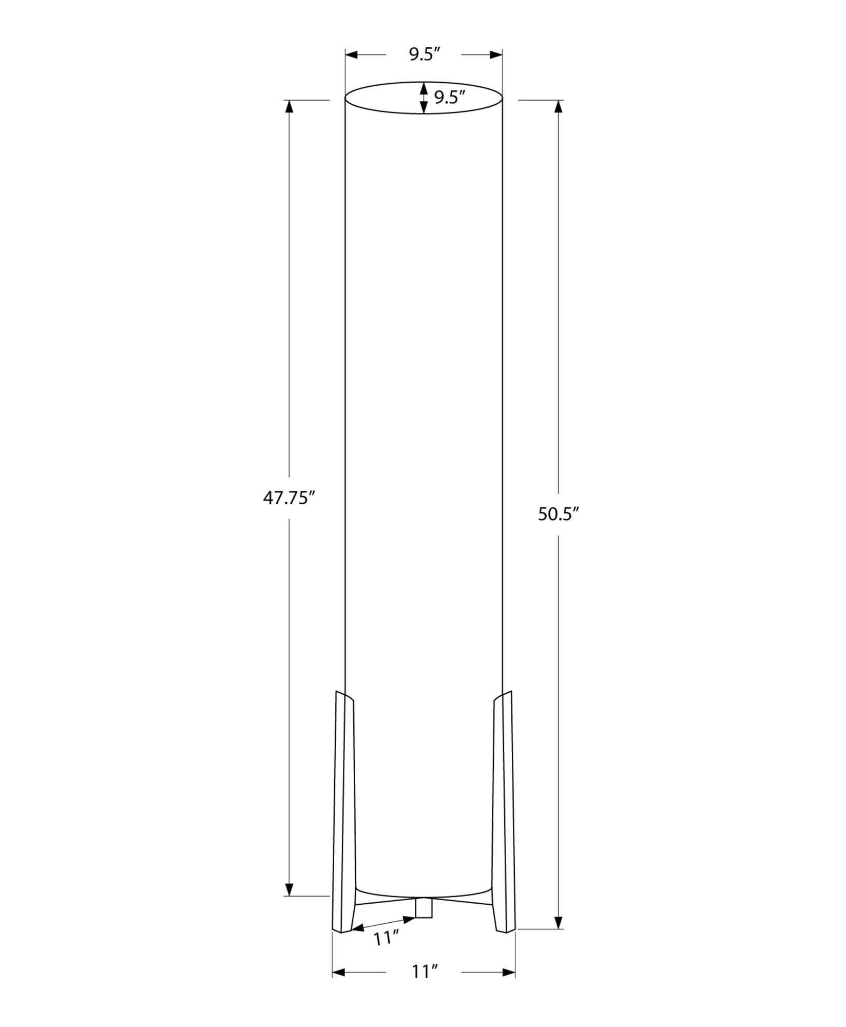 Lighting, Floor Lamp, Wood Look, Contemporary - Brown - Best Buy Furniture