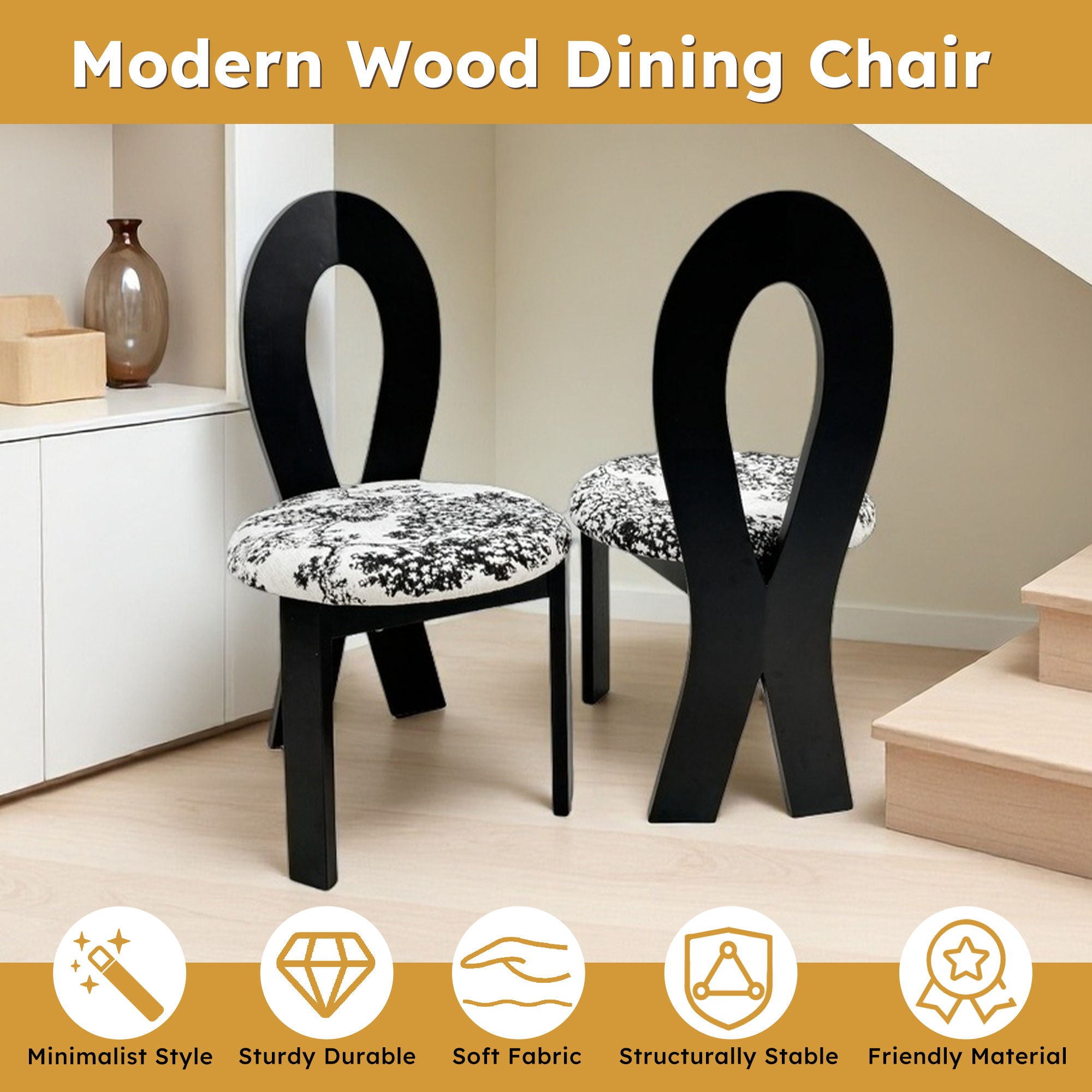 Key Design Dining Chairs (Set of 2)