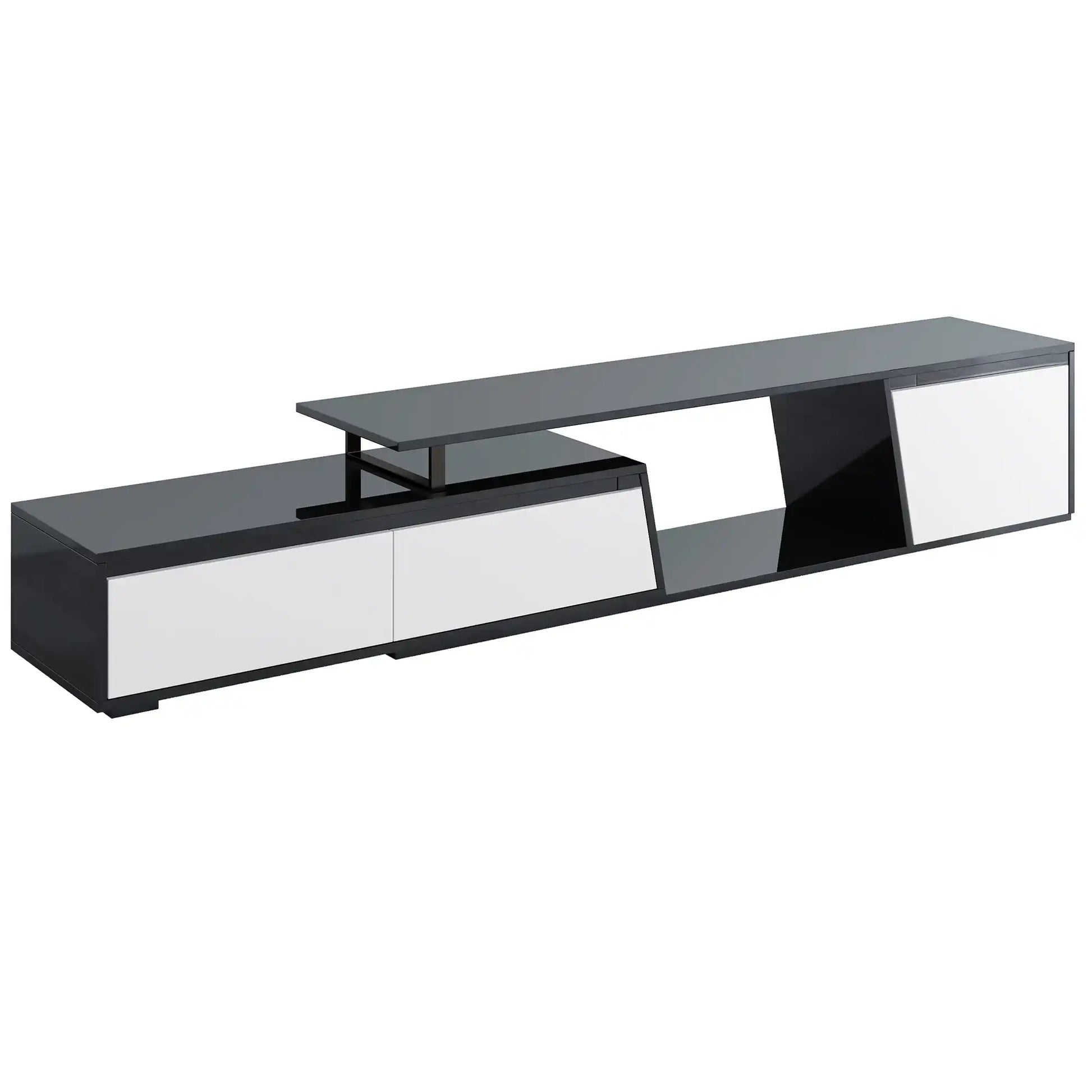 Strata Modern Minimalist Extendable TV Stand - Best Buy Furniture