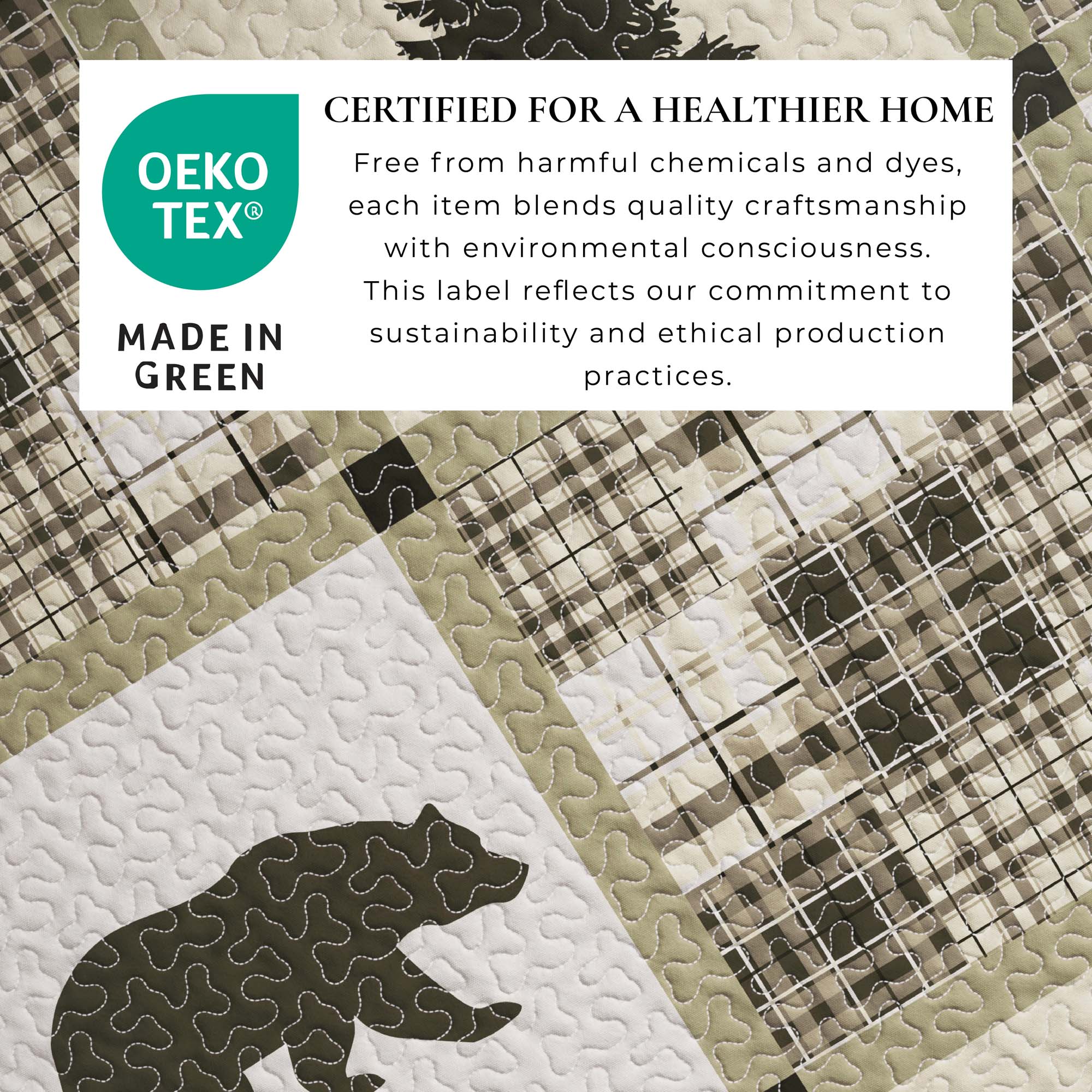 3-Piece Lodge Quilt - Stonehurst Collection - Best Buy Furniture