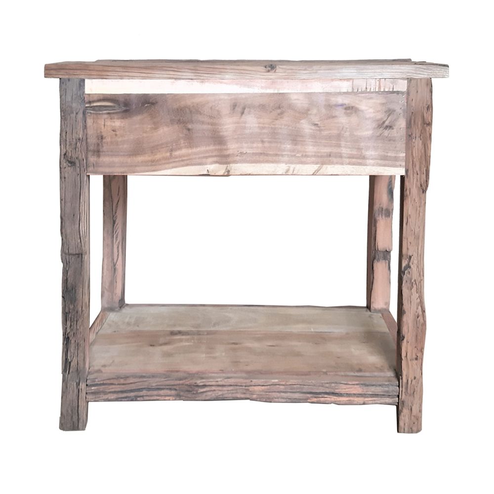 Rustic 2 Drawer Kitchen Island - Wood - Best Buy Furniture