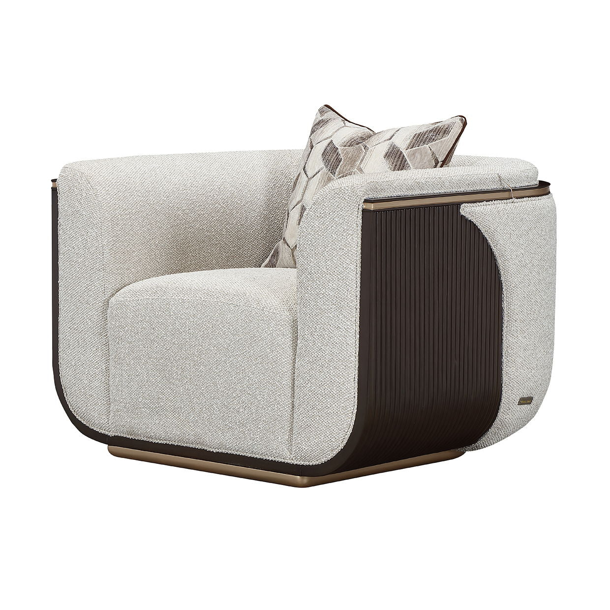 West Kensington - Matching Chair - Buff / Medium Espresso