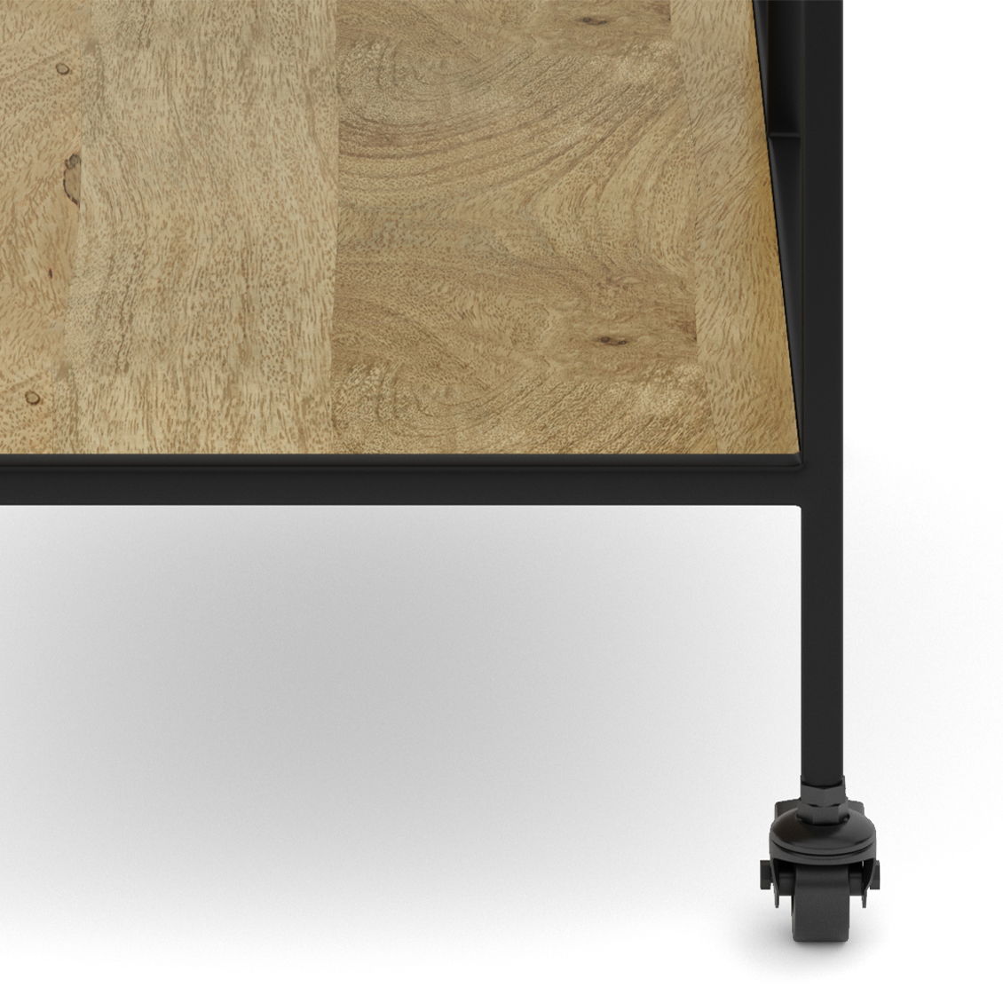 Barnes - Bar Cart - Natural - Best Buy Furniture