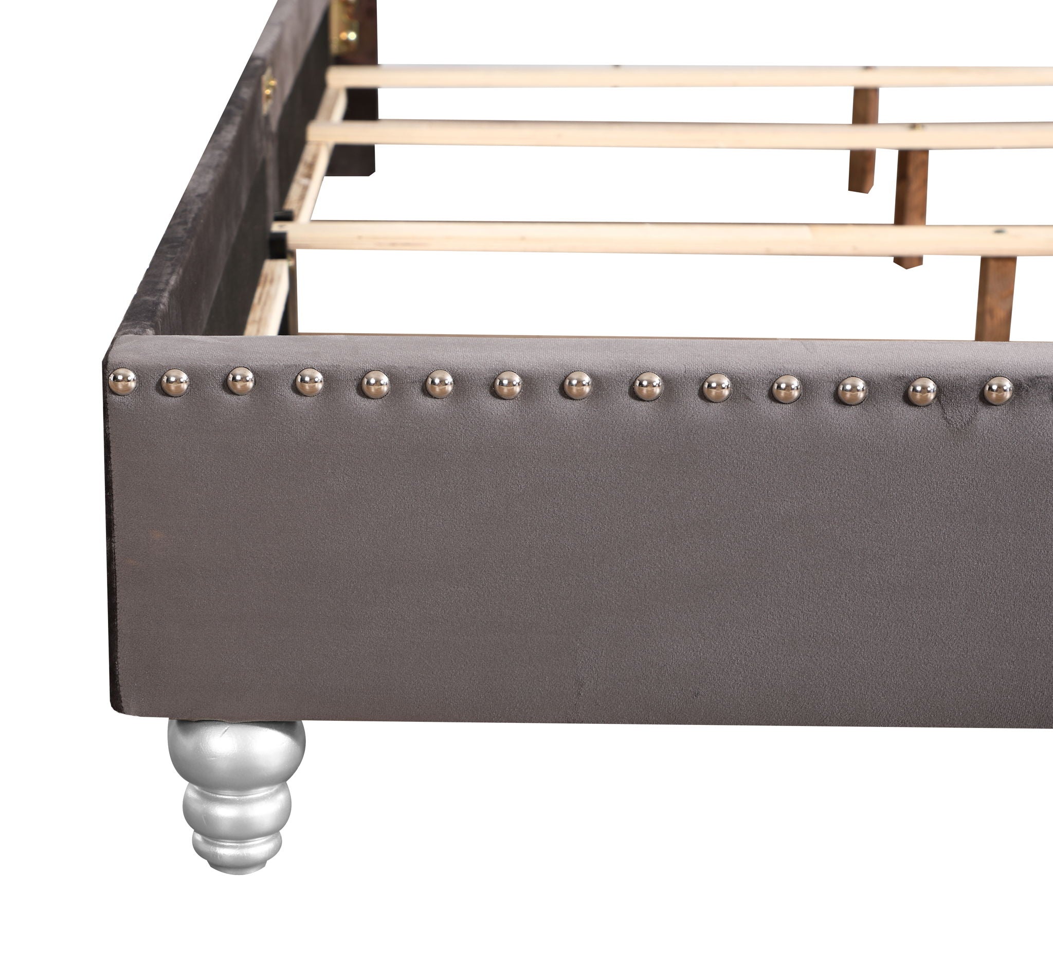 Elegant Transitional Upholstered Bed - Best Buy Furniture