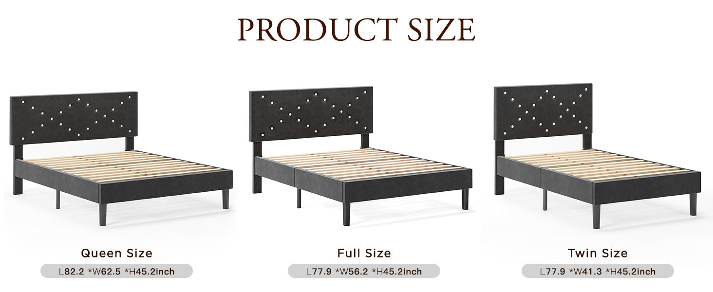 Upholstered Platform Bed