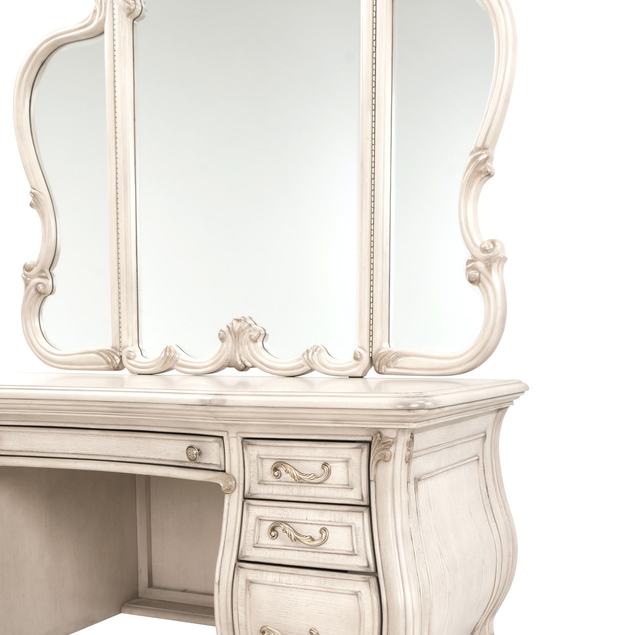 Platine de Royale - Vanity Mirror - Champagne - Best Buy Furniture