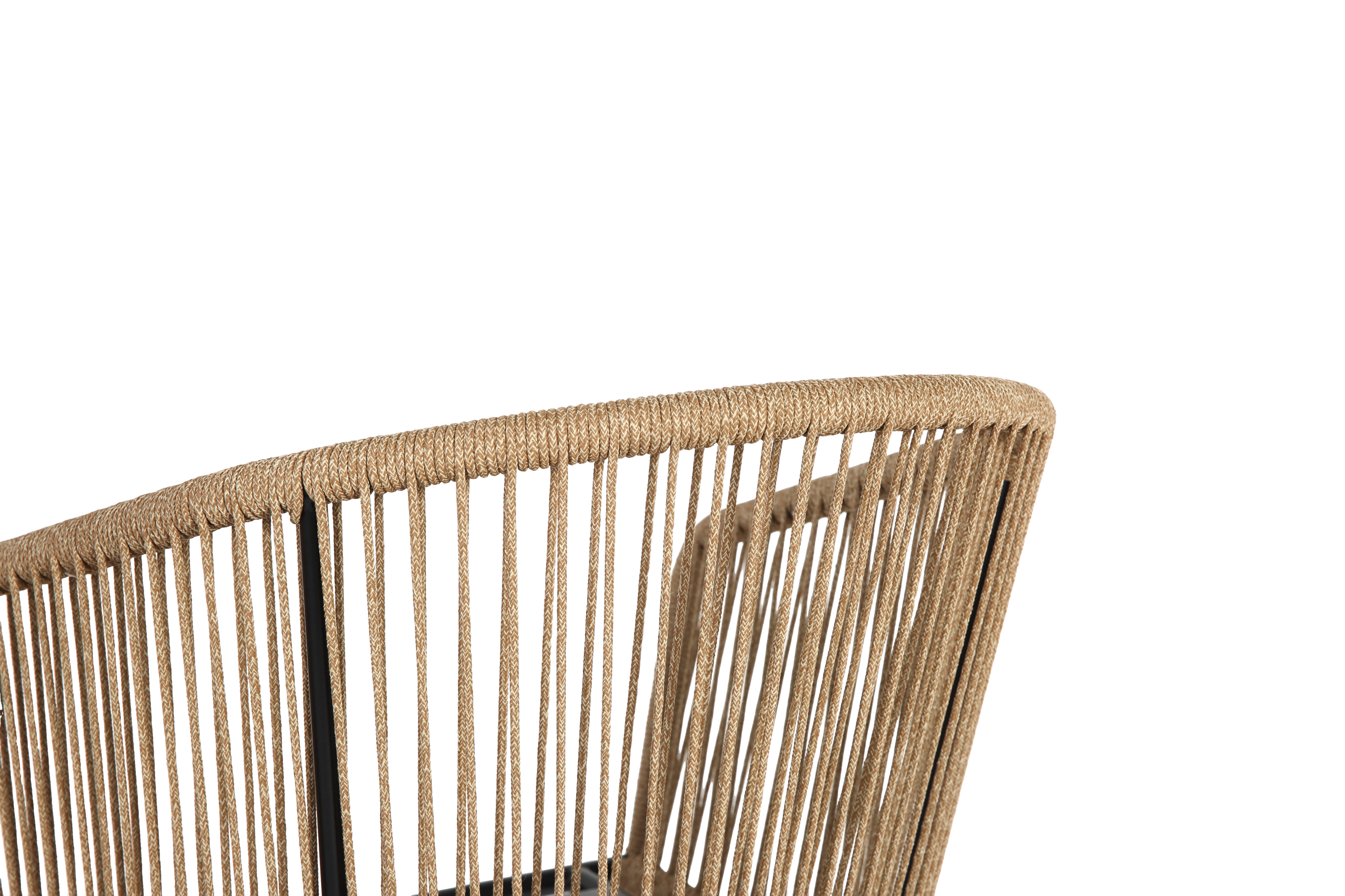 All-Weather Bar Stools with Elegant Woven Detailing – Set of Four