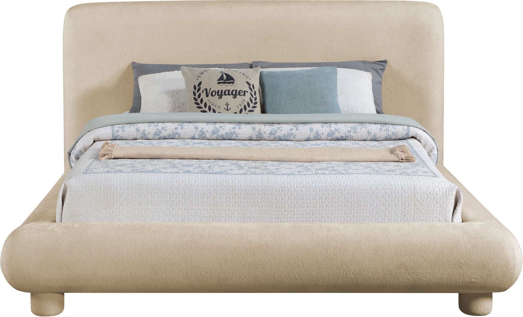 Blair - Chenille Upholstered Bed