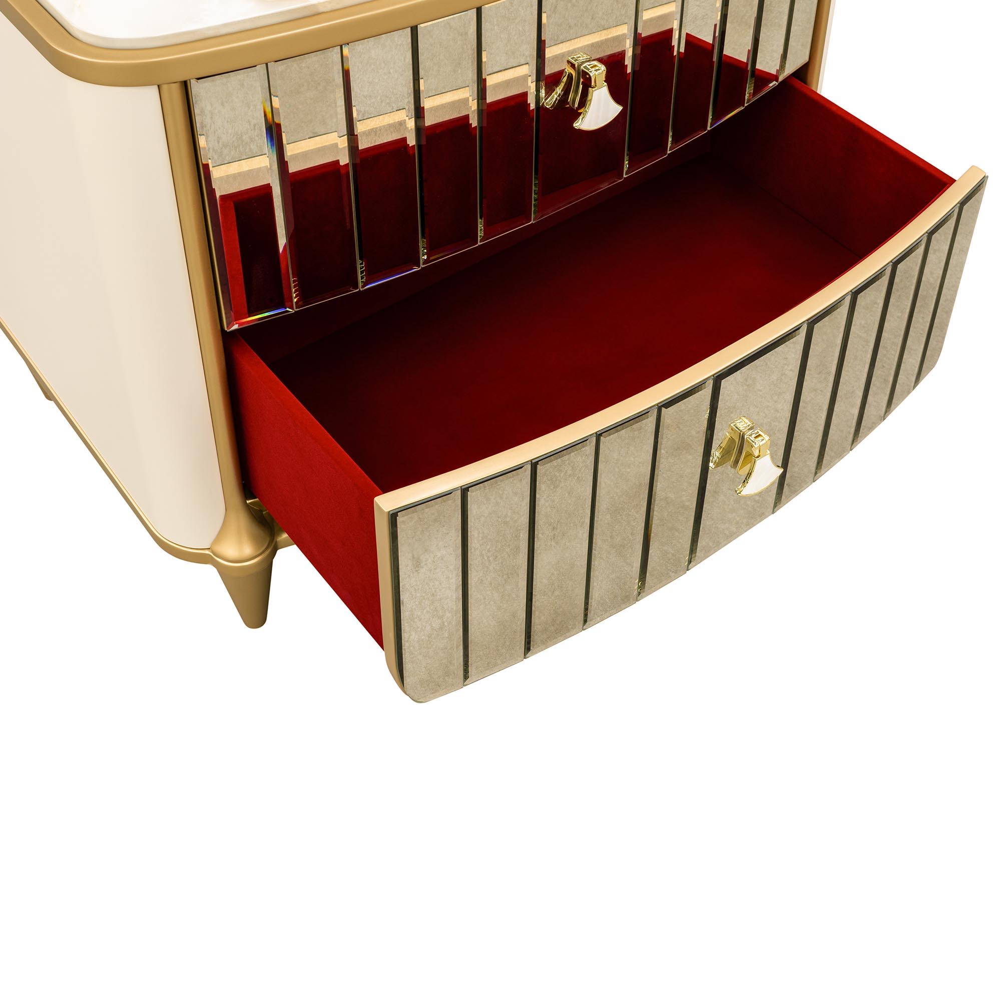 Scotts Square - Nightstand - Light Champagne