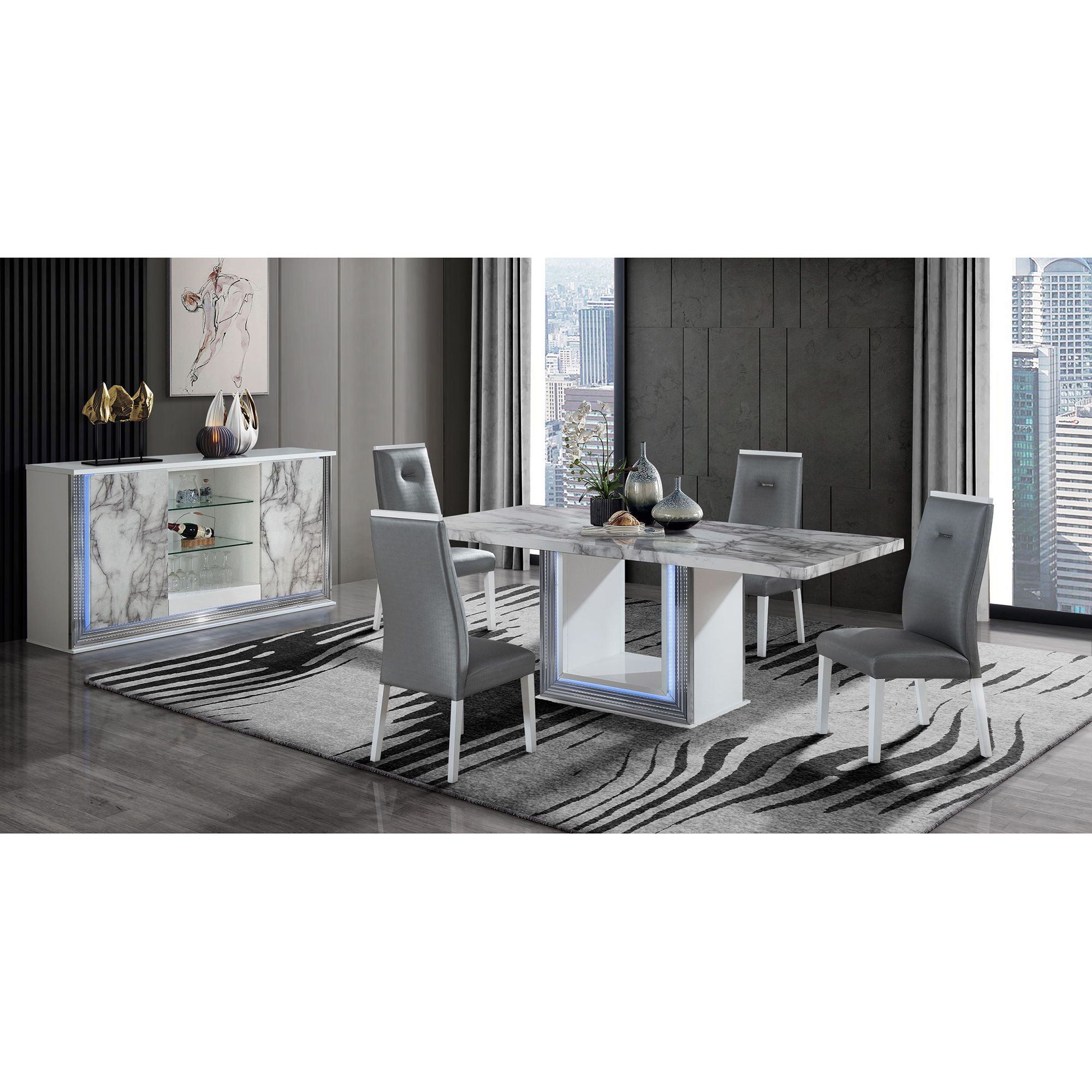 Moon - Dining Chairs (Set of 2) - Gray