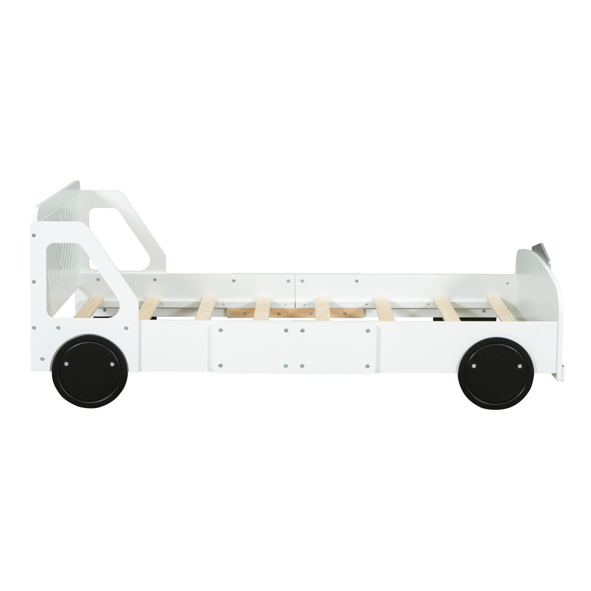 Car Shaped Platform Bed With Wheels
