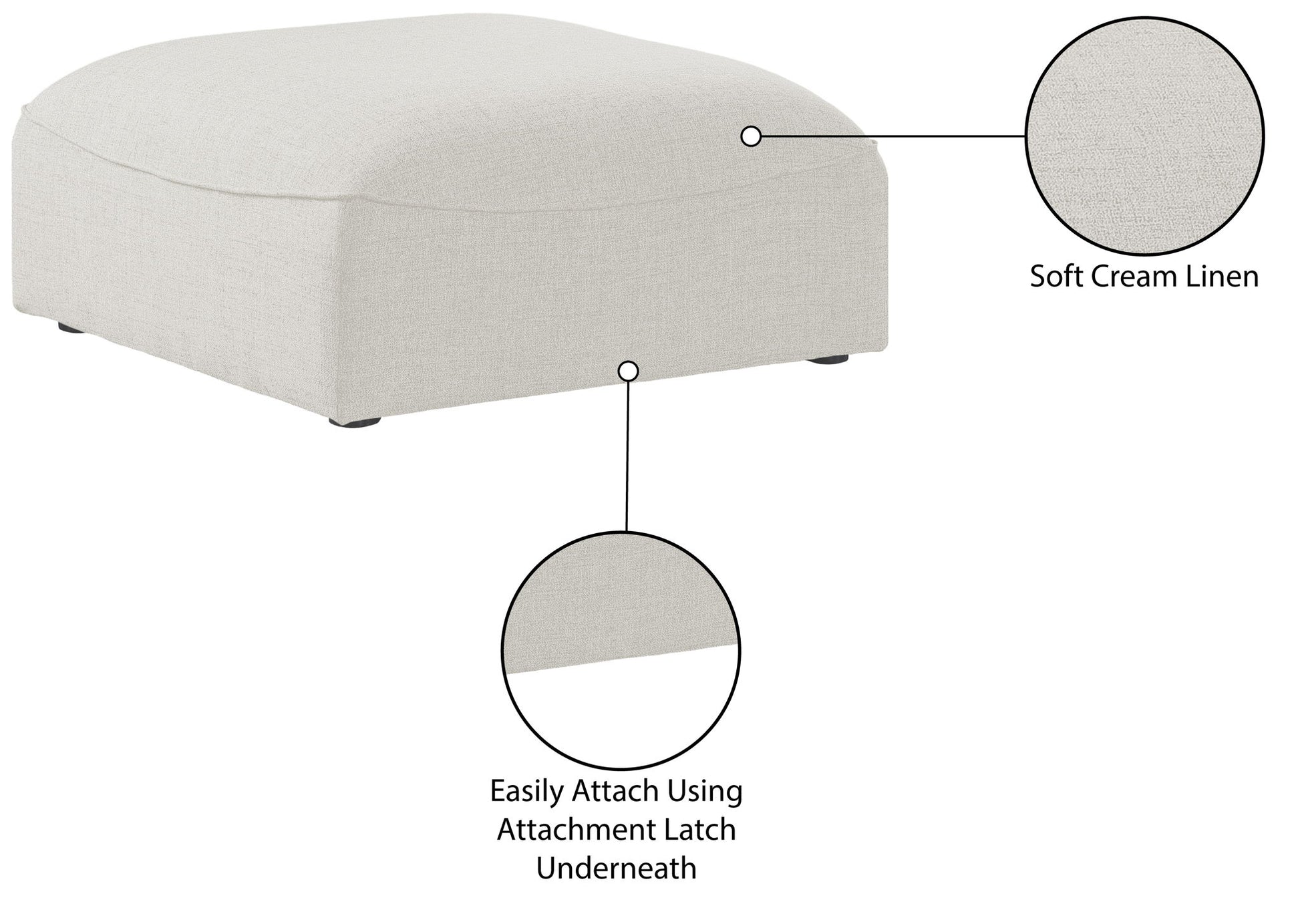 Miramar - Ottoman - Best Buy Furniture