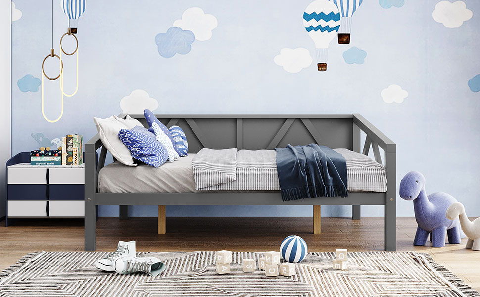 Elegant Design Daybed With Slat Support