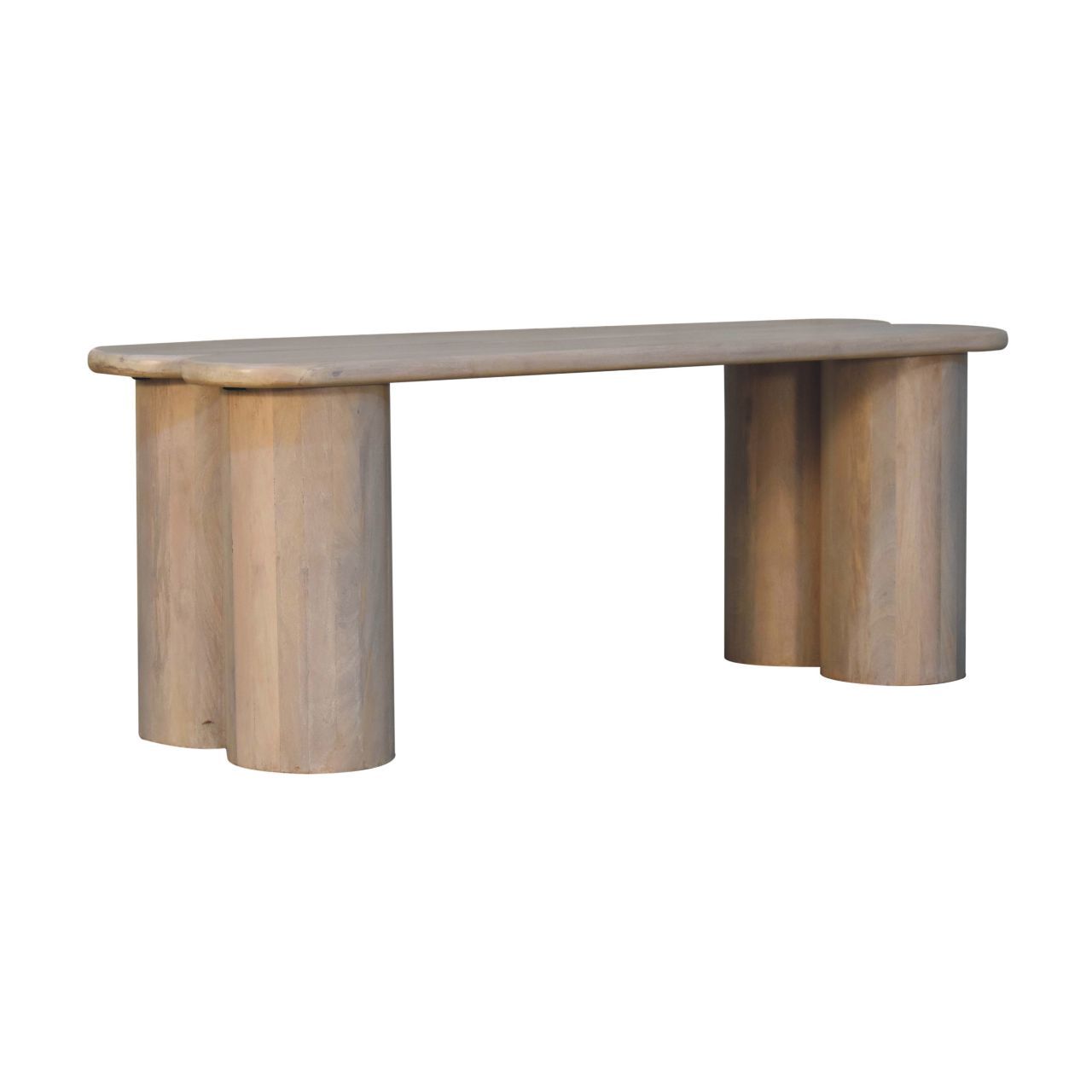 Twin Plank Marble Bench - Marble