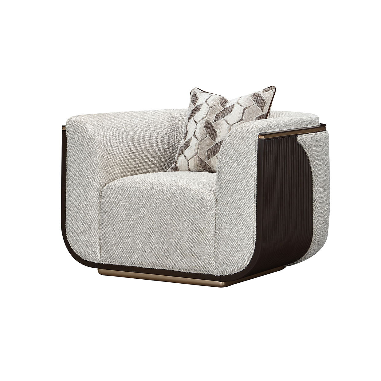 West Kensington - Matching Chair - Buff / Medium Espresso