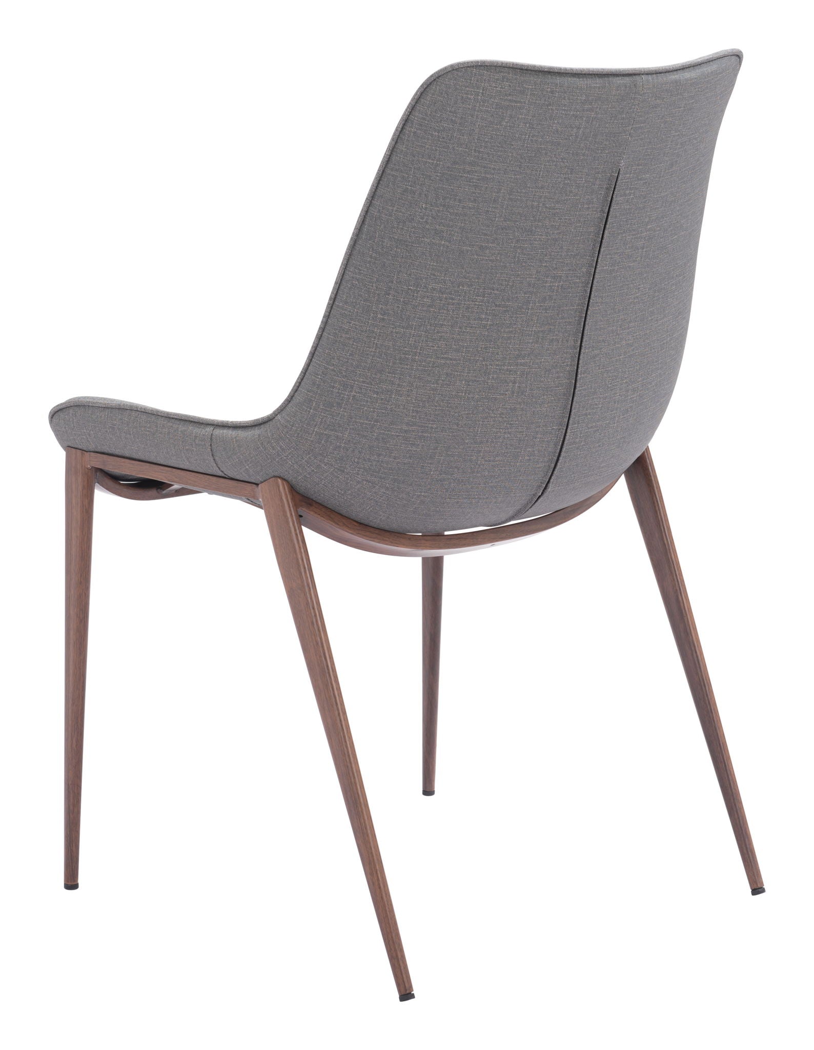 Magnus - Dining Chair (Set of 2) - Slate Gray / Walnut
