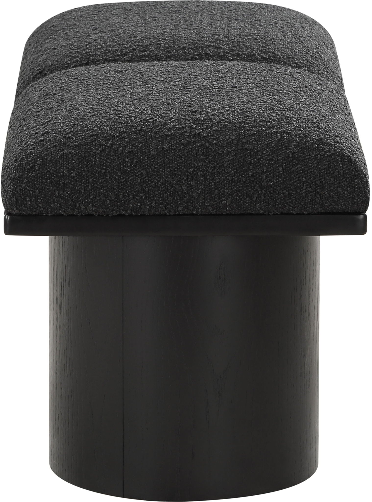 Pavilion - 2 Piece Modular Bench With Black Base