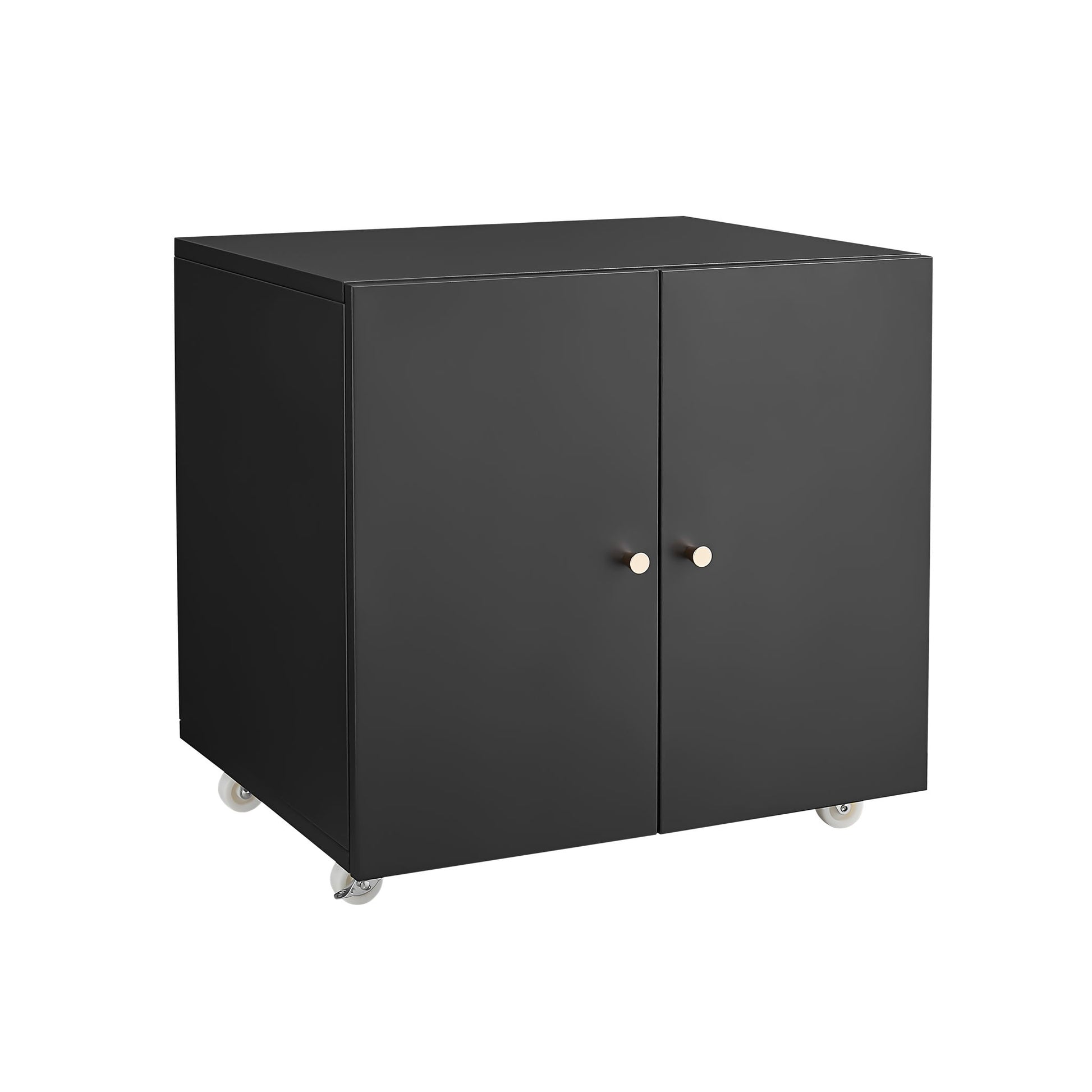 Office Furniture Copier Cabinet 2 Door Steel Copier Stand Mobile Pedestal File Printer Stand - Best Buy Furniture