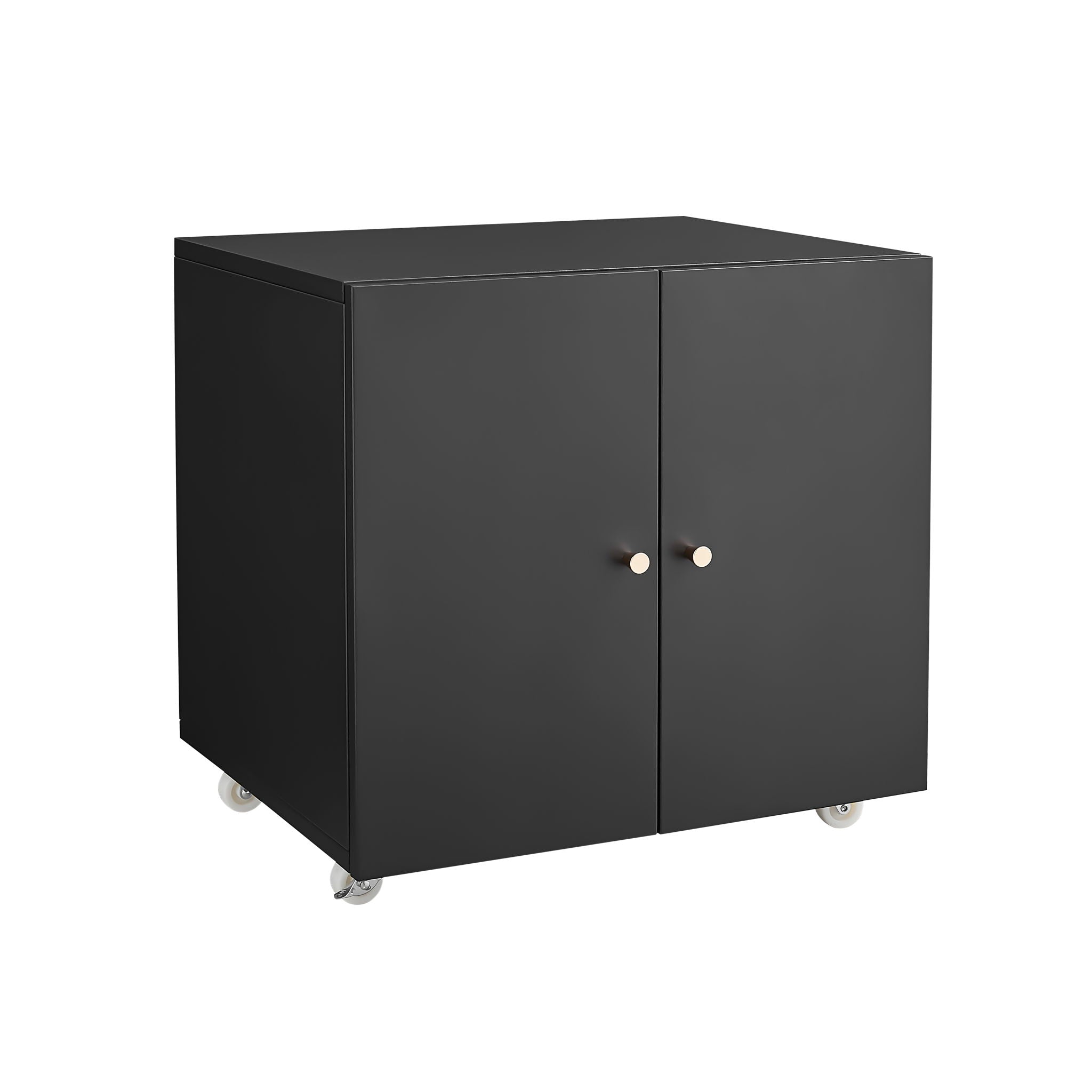 Office Furniture Copier Cabinet 2 Door Steel Copier Stand Mobile Pedestal File Printer Stand - Best Buy Furniture