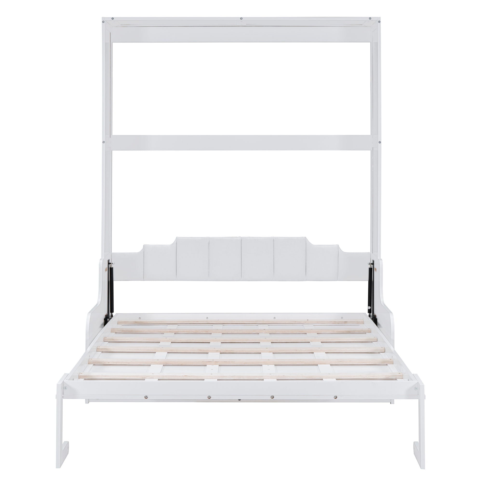 Murphy Wall Bed With Cushion, Space Saving Design, And Construction