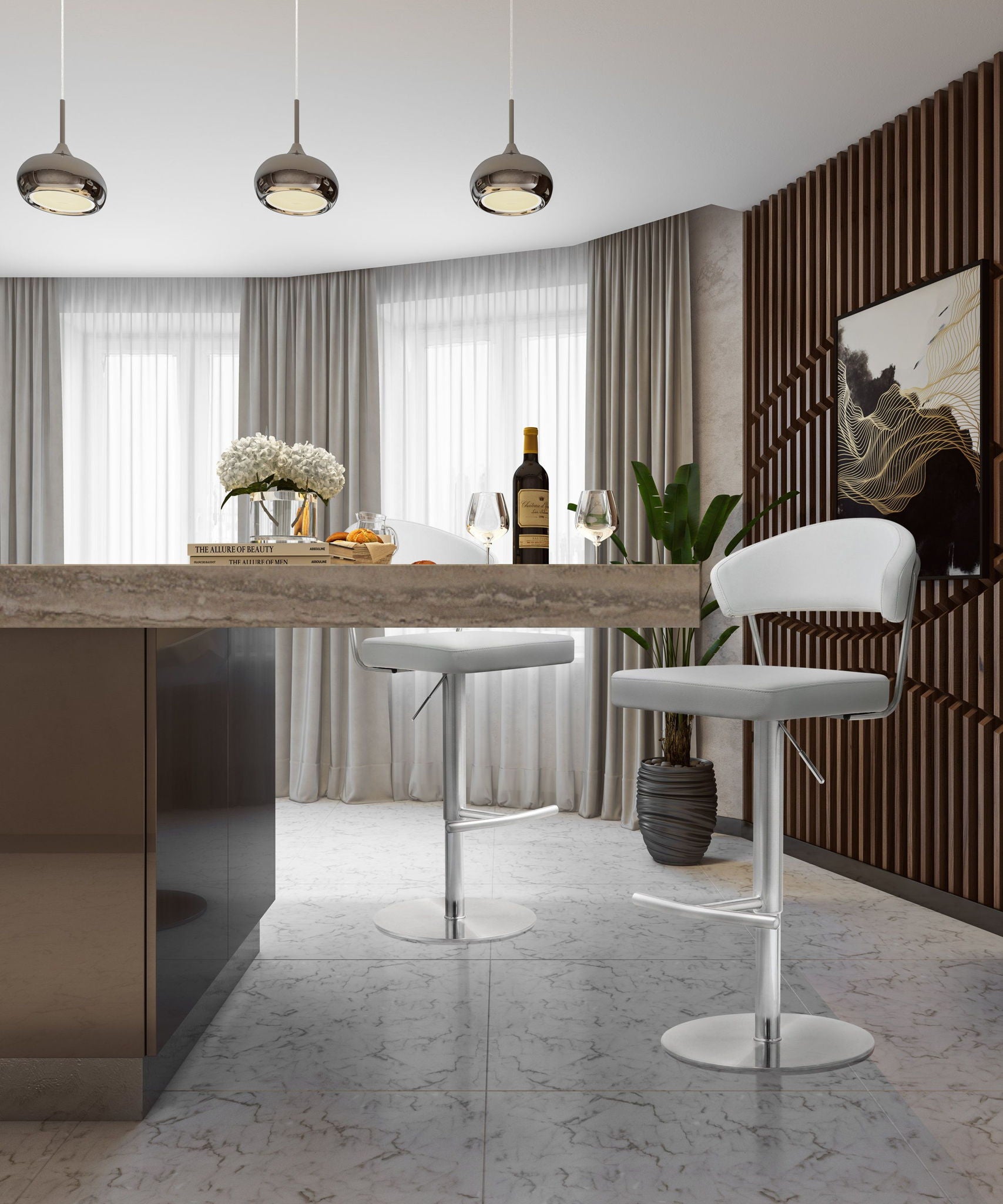 Cosmo - Stainless Steel Barstool