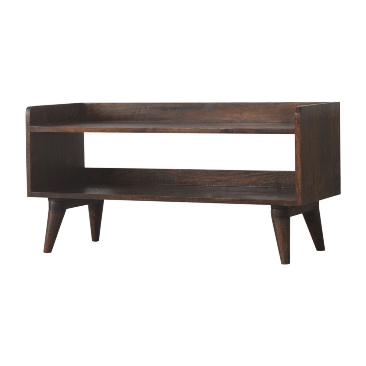 Nordic Storage Bench - Walnut - Best Buy Furniture