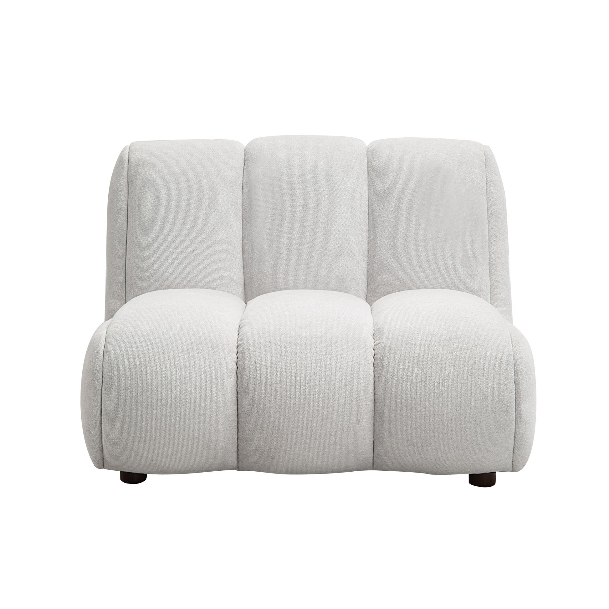 Manilla - Sectional Sofa With Chair - Ivory White - Best Buy Furniture