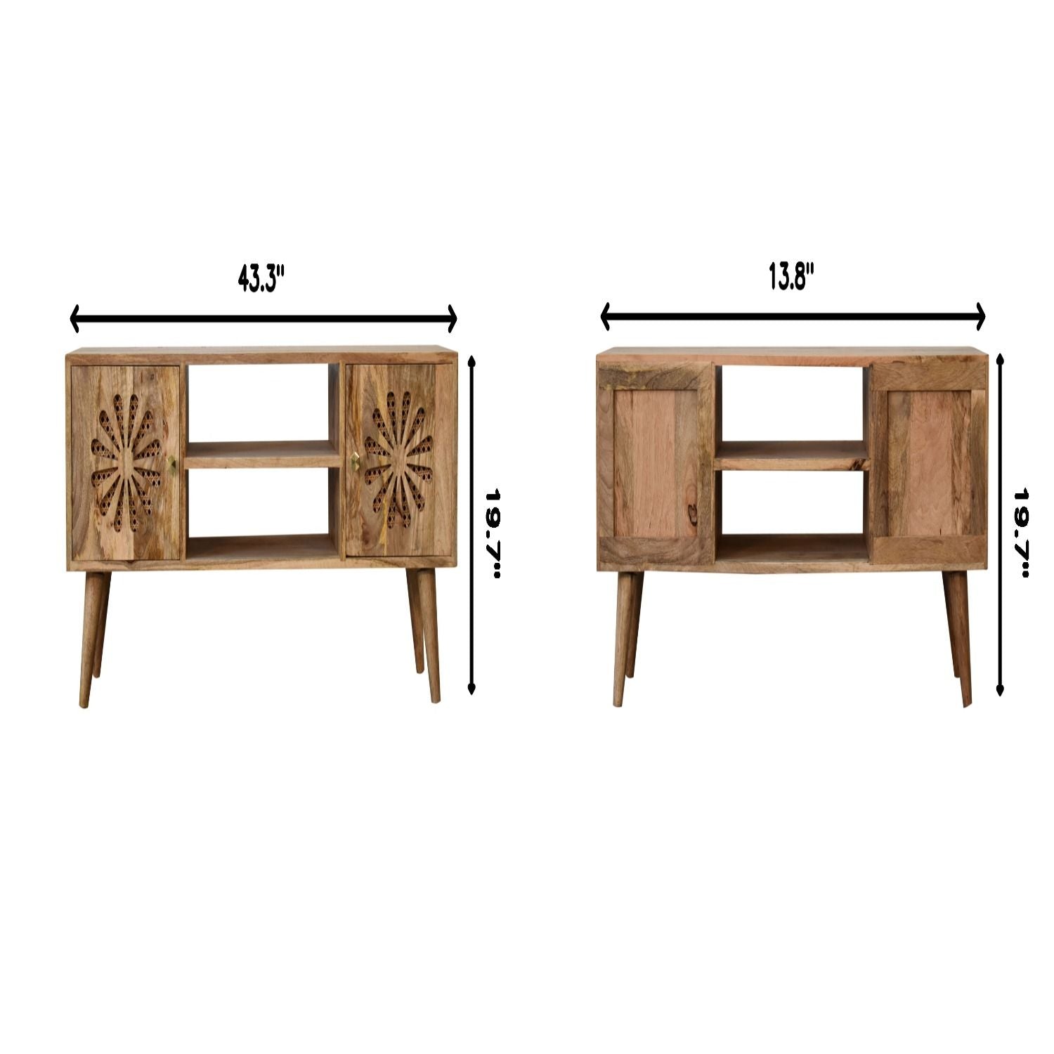 Rosalie - Media Unit - Beige Brown - Best Buy Furniture