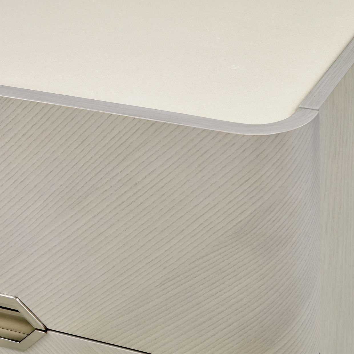 Penthouse - Nightstand - Gray - Best Buy Furniture